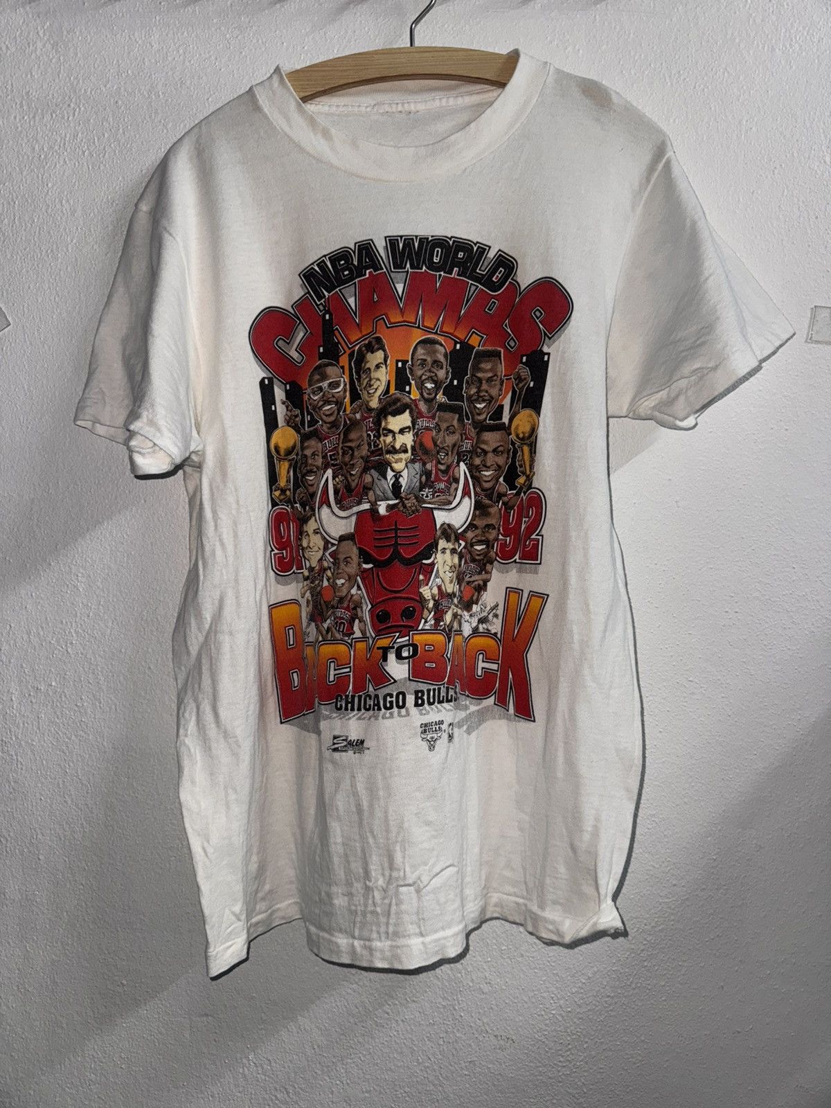 Other NBA Chicago Bulls 1991-1992 champion cartoon tee Size US S / EU 44-46 / 1 - 1 Thumbnail