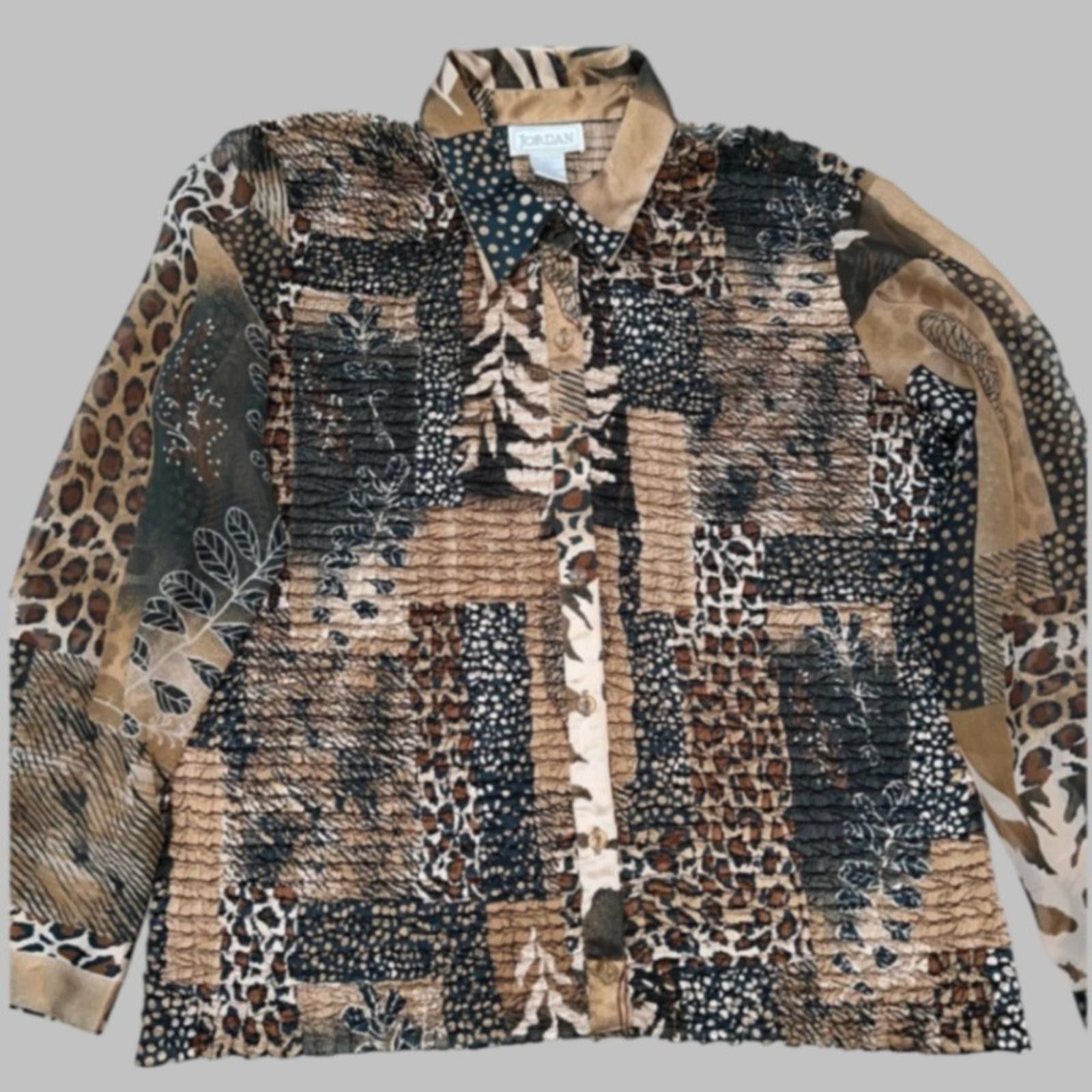 Jordan Brand Jordan Mixed Animal Print Patchwork Plisse Womens XL Size XL / US 12-14 / IT 48-50 - 1 Thumbnail