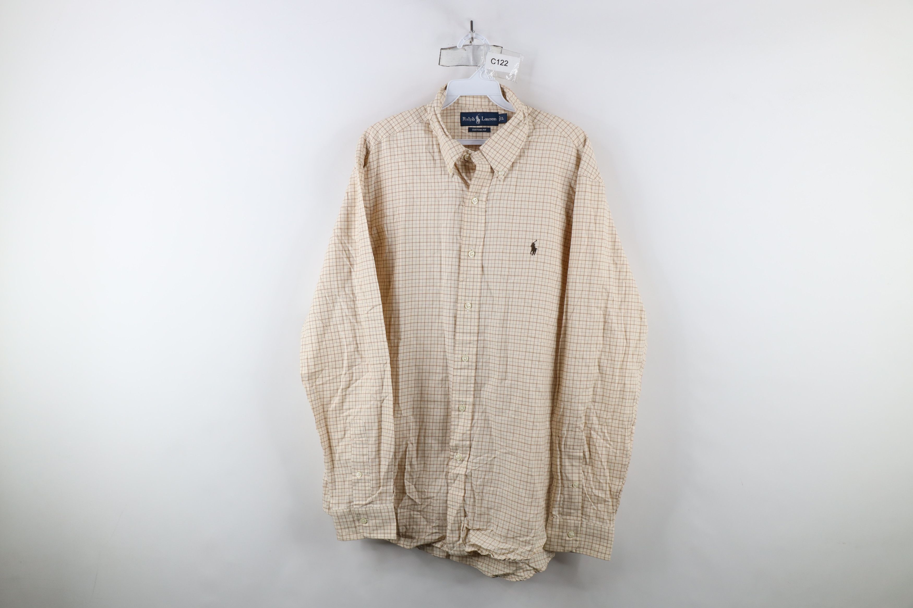 Polo Ralph Lauren Vintage 90s Ralph Lauren Collared Button Down Shirt Plaid Size US L / EU 52-54 / 3 - 1 Thumbnail