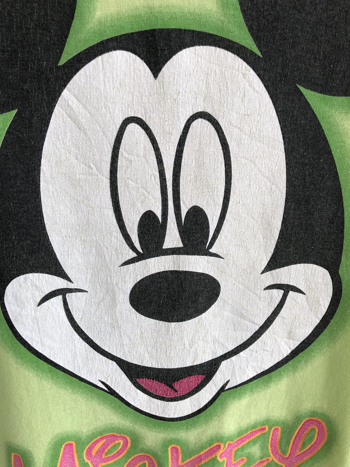 Mickey Mouse Vintage 90s MICKEY MOUSE Big Head Size US L / EU 52-54 / 3 - 3 Thumbnail