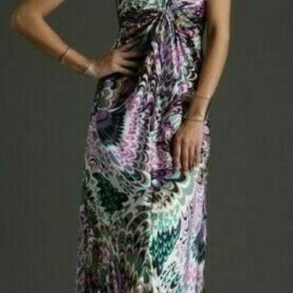 Laundry by Shelli Segal Laundry Shelli Segal Long Formal Silk Dress Size 4 Size S / US 4 / IT 40 - 16 Thumbnail