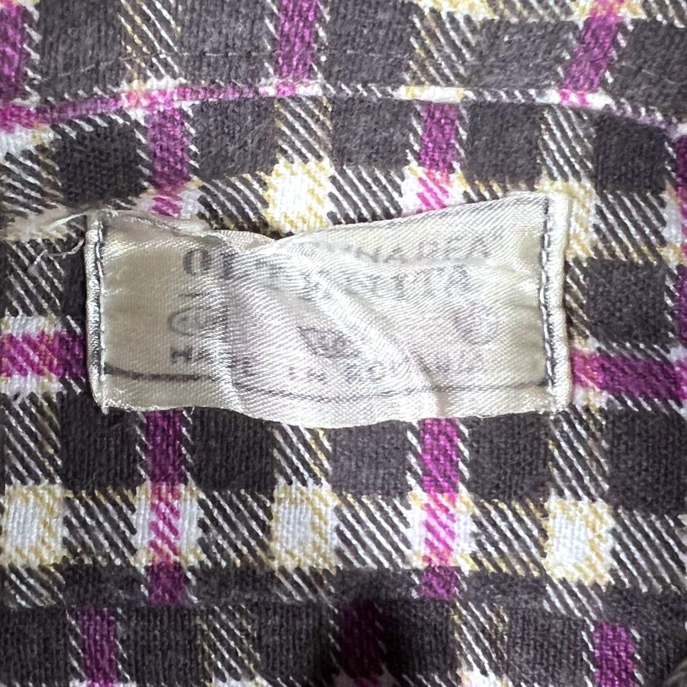 Vintage Vintage Oltenita Grey Pink White Yellow Plaid Check Long Sleeve Cotton Flannel Shirt M Mens Shirt Size US M / EU 48-50 / 2 - 4 Thumbnail