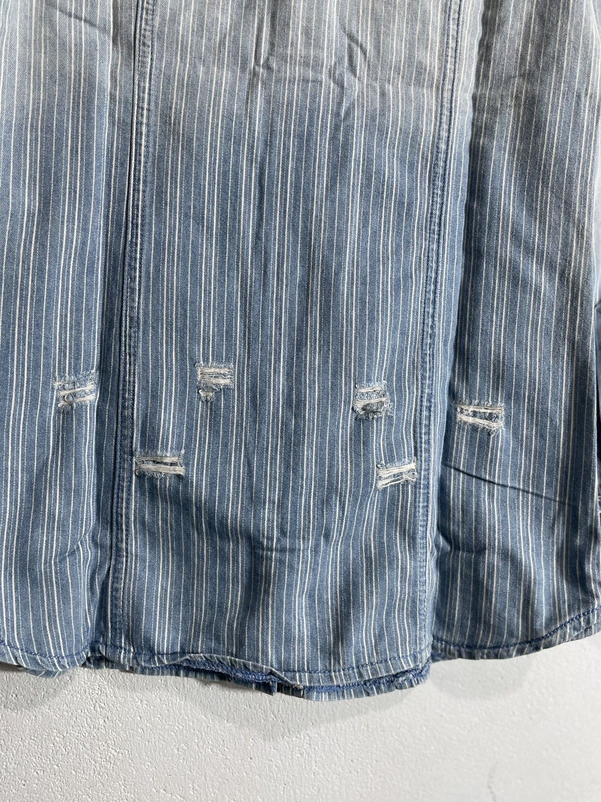 If Six Was Nine STUDED RIPPED DISTRESSED SHIRT IFSIXWASNINE PUNK STYLE Size US S / EU 44-46 / 1 - 7 Thumbnail