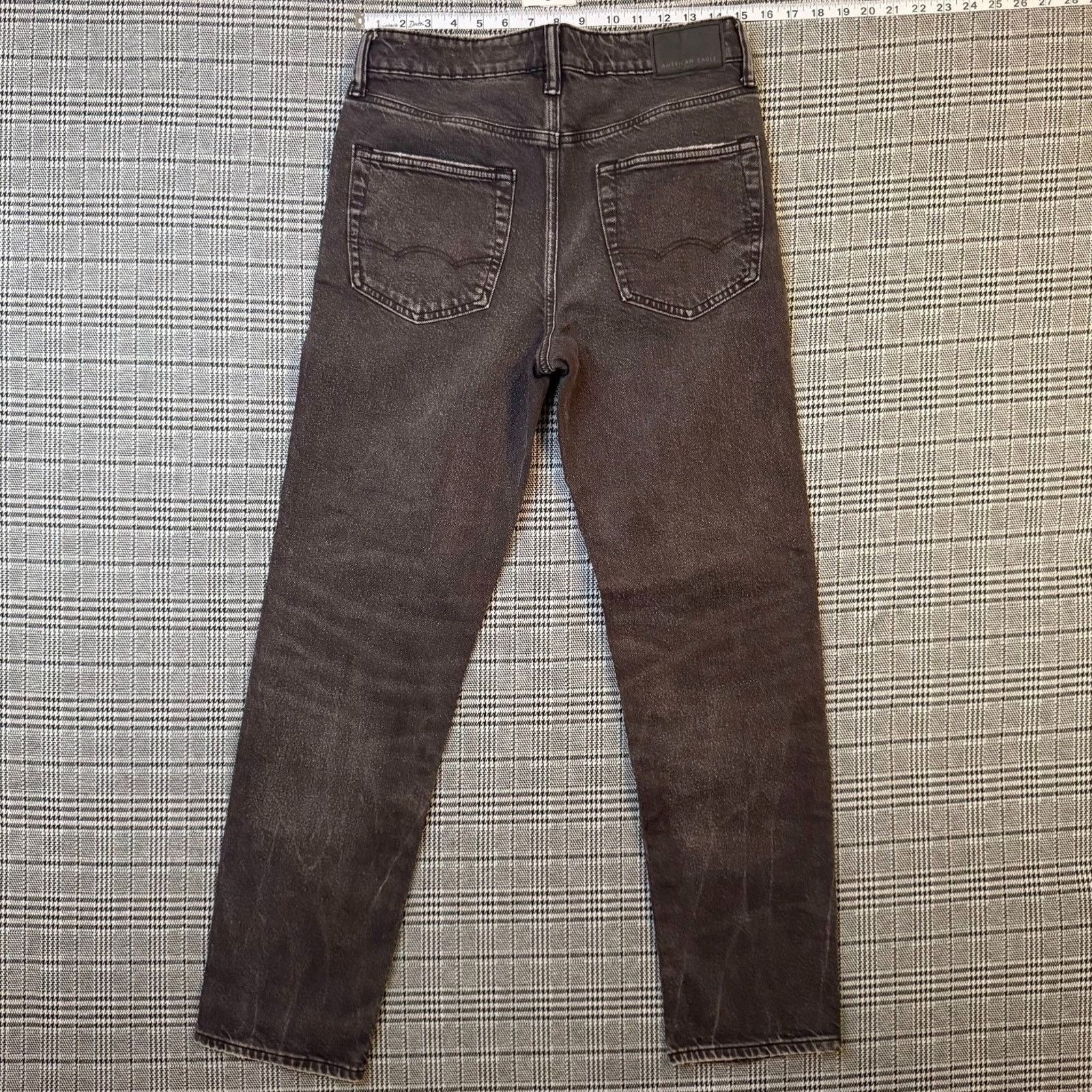 American Eagle Outfitters American Eagle Men Jeans Black Denim Stretch EasyFlex 29x32 Size US 29 - 2 Thumbnail