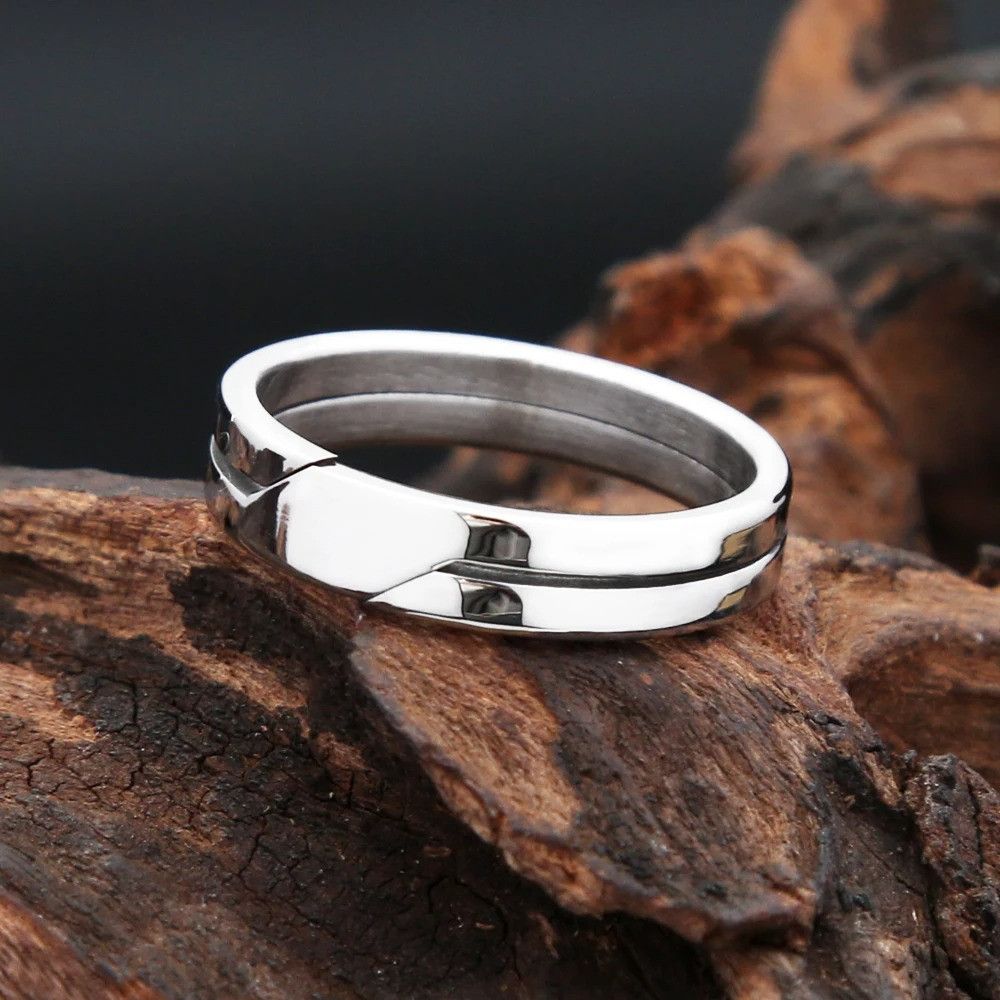 Jewelry Hip Hop Finger Ring Size ONE SIZE - 4 Thumbnail