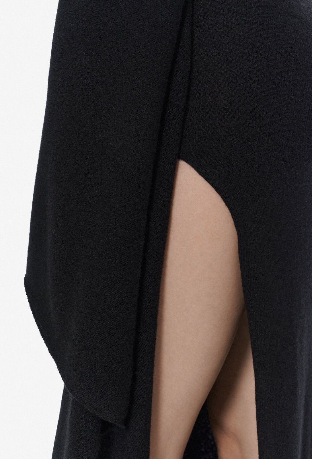 Ann Demeulemeester Ann Demeulemeester Wool Asymmetric High-Neck Dress Size M / US 6-8 / IT 42-44 - 4 Thumbnail