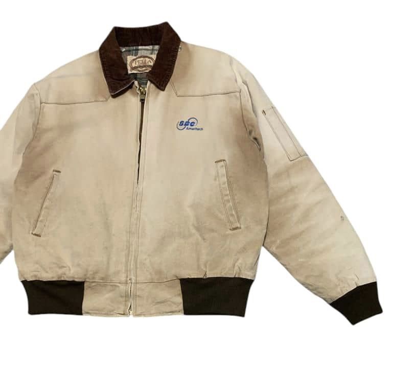 Vintage Trashed Vintage Duck Canvas Detroit Jacket By Pella Products Size US XL / EU 56 / 4 - 3 Thumbnail