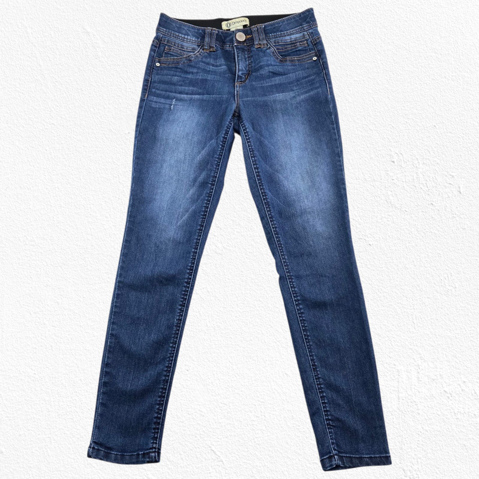 Other Democracy Mid Rise Ab Technology Stretch Skinny Jeans Size 2 Size 26" / US 2 / IT 38 - 2 Thumbnail