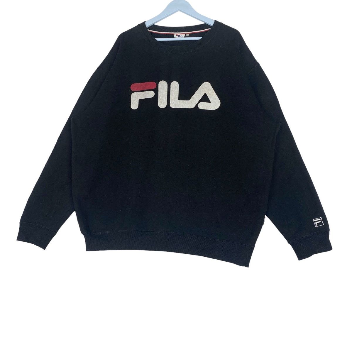 Fila Fila Big Logo Sweatshirt Crewneck Pullover Jumper Size US XXL / EU 58 / 5 - 3 Thumbnail