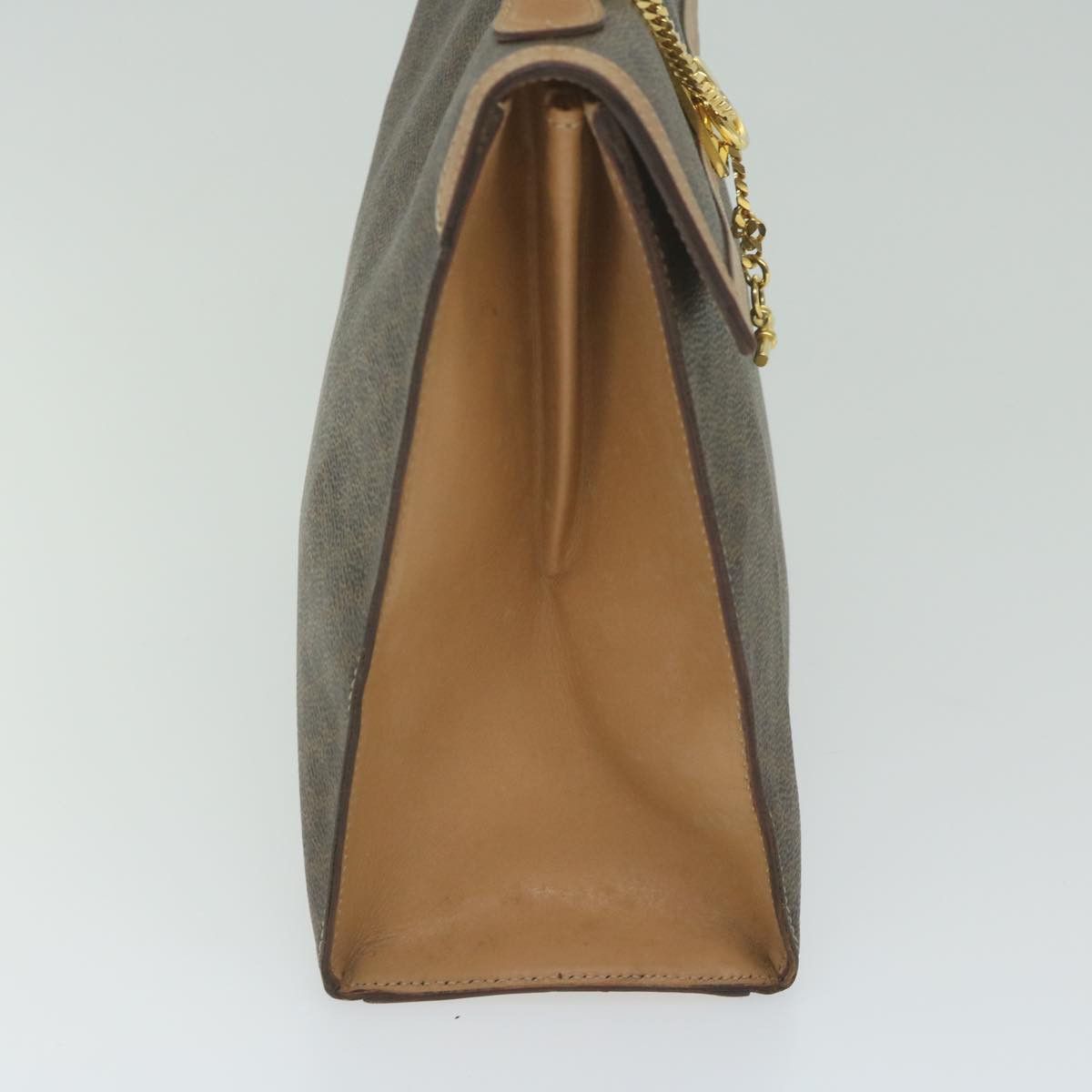 Celine CELINE Macadam Canvas Hand Bag Pvc Leather Brown Size ONE SIZE - 5 Thumbnail