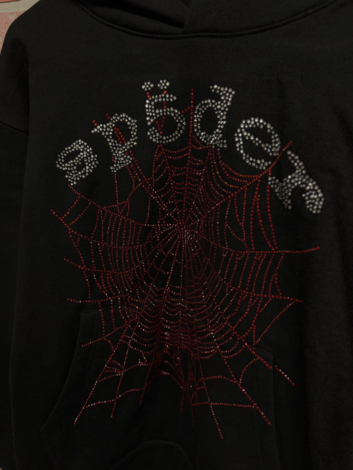 Sp5der Sp5der Worldwide Rhinestone Hoodie Size L (NEW) Size US L / EU 52-54 / 3 - 3 Thumbnail