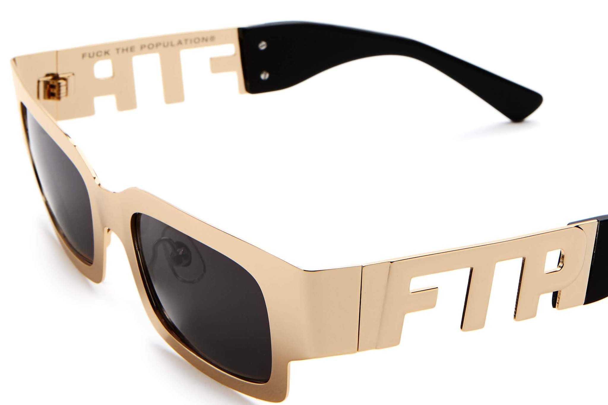 FTP + CRAP EYEWEAR THE FTP STEEL - Polished Gold