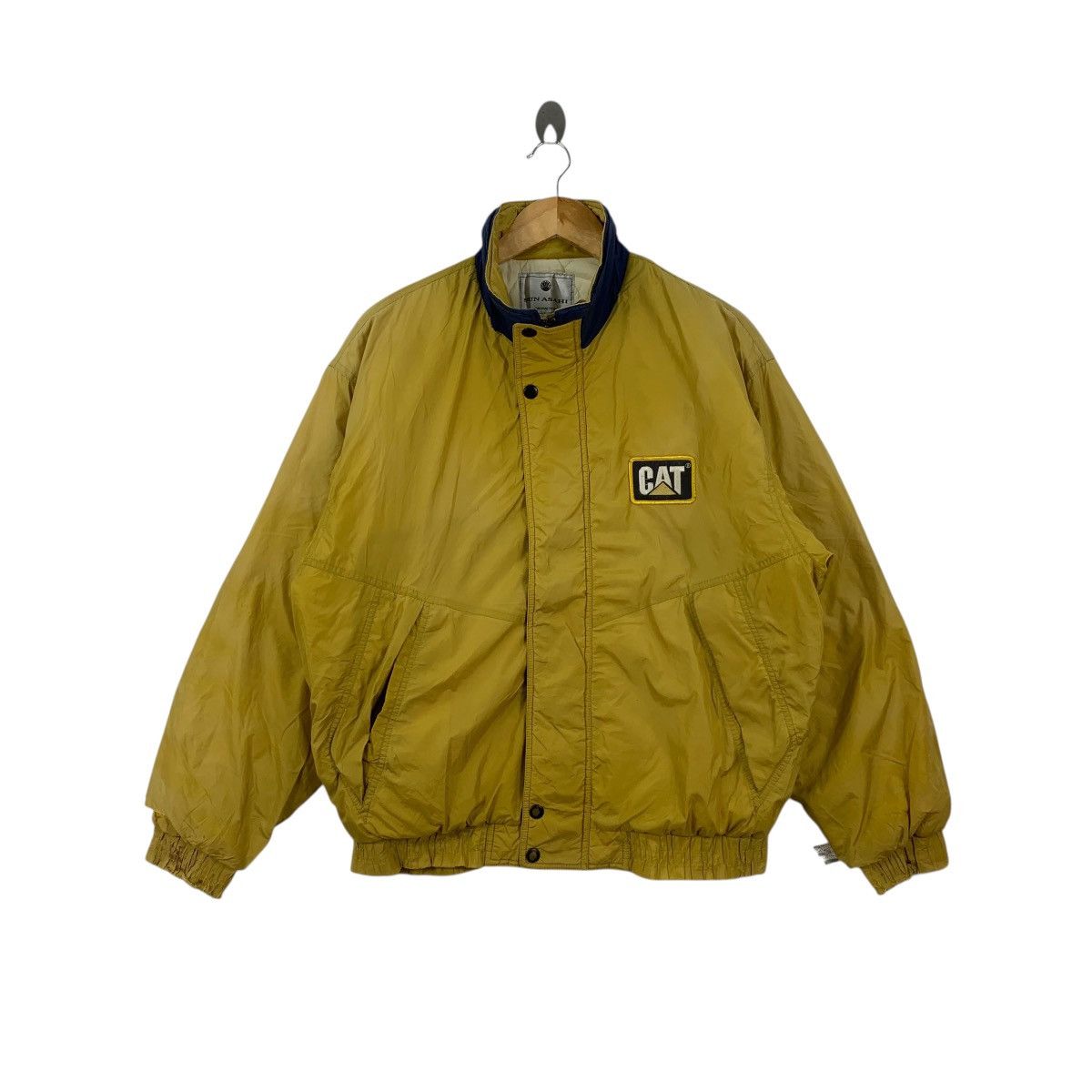 Vintage Vintage 90s CAT CATERPILLAR USA Engineer Bomber Jacket Size US L / EU 52-54 / 3 - 1 Thumbnail