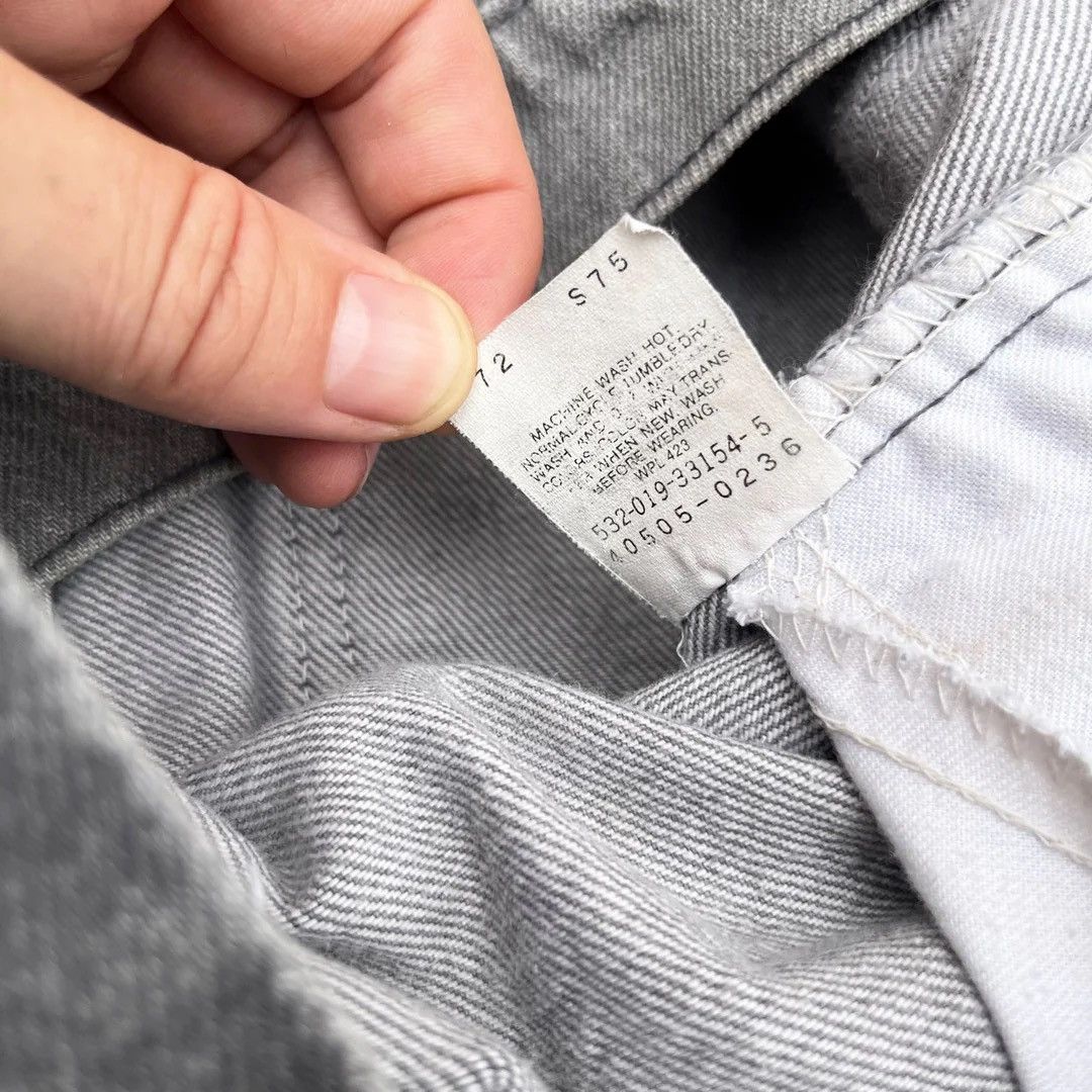 Levi's × Vintage Levi’s 505 1980 80s W31 Vintage Grey Ripped USA Denim Jeans Size US 31 - 6 Thumbnail