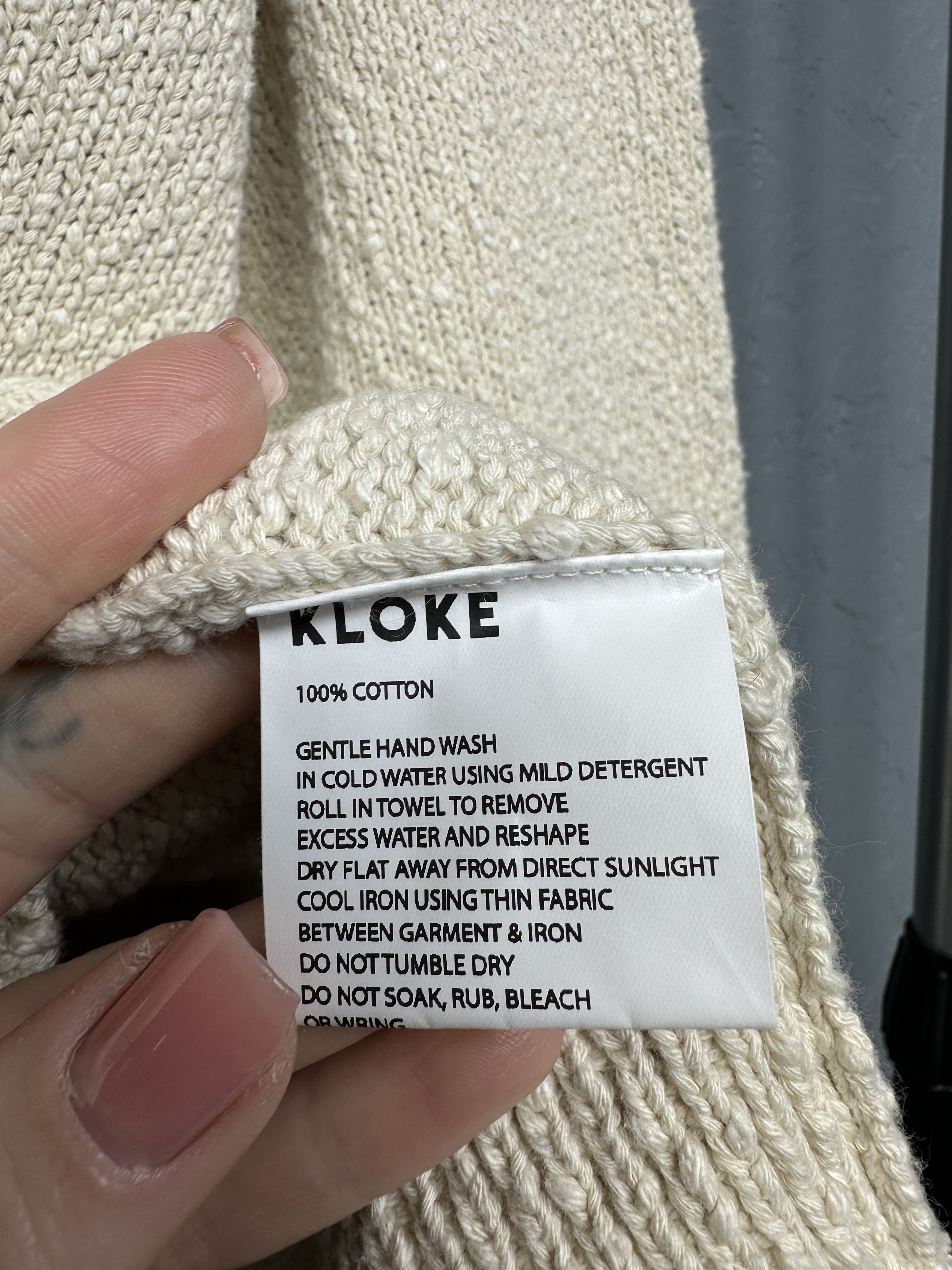 KLOKE Kloke Womens Knit Crew Neck Oversized Sweater Size S / US 4 / IT 40 - 4 Thumbnail