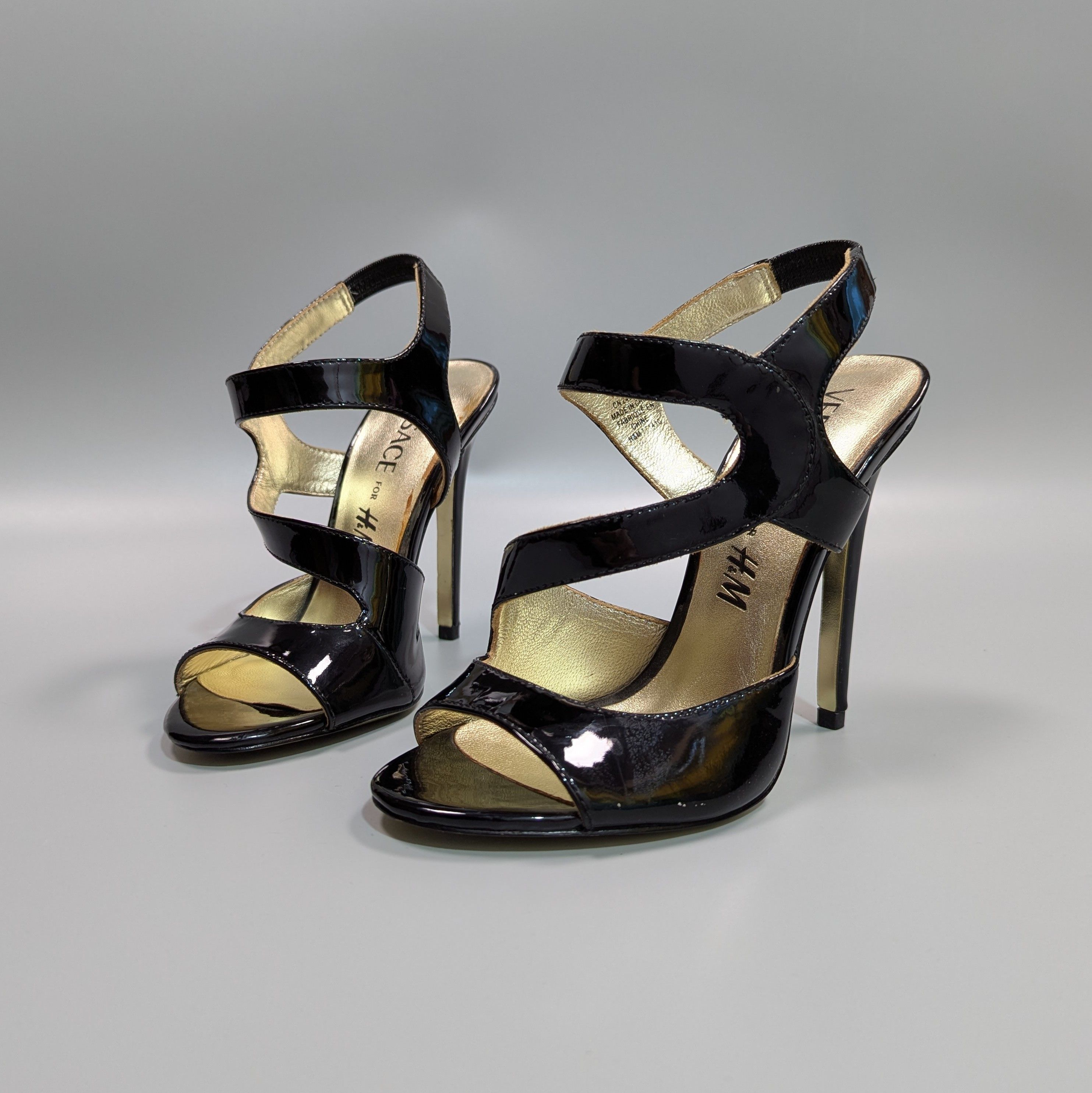 H&M × Versace Authentic Women's Stilettos High Heels Sandals Shoes Size US 7 / IT 37 - 2 Thumbnail