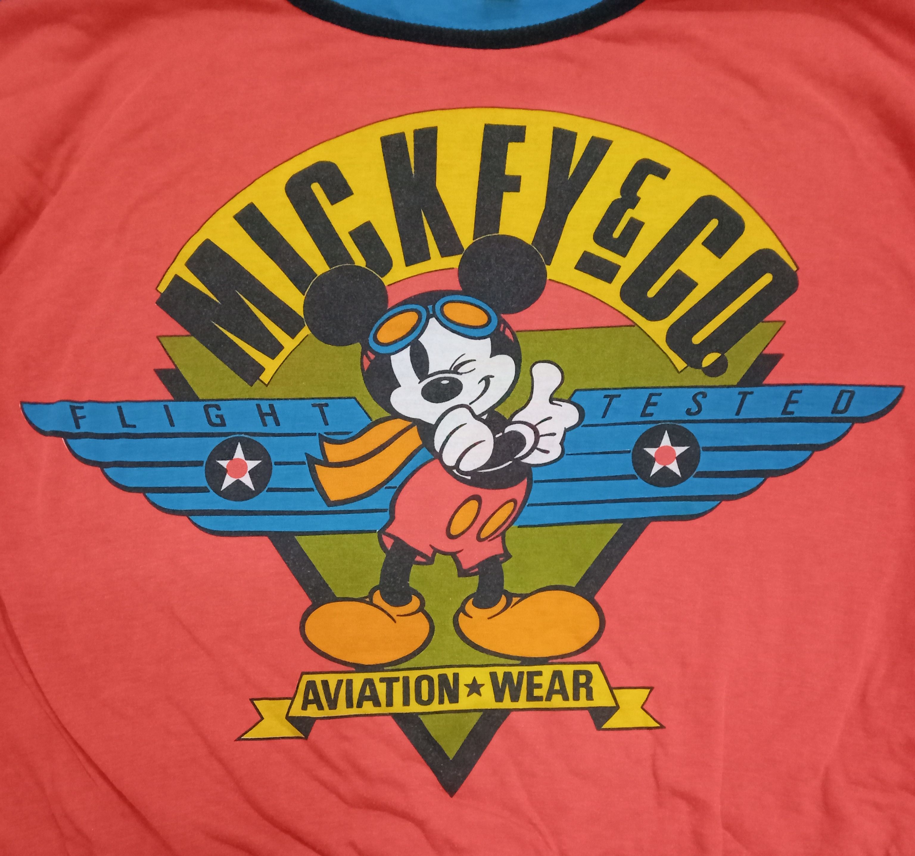 Mickey Mouse Mickey & co Flight Tested Vintage Reversible Vintage Top Size US XL / EU 56 / 4 - 4 Thumbnail