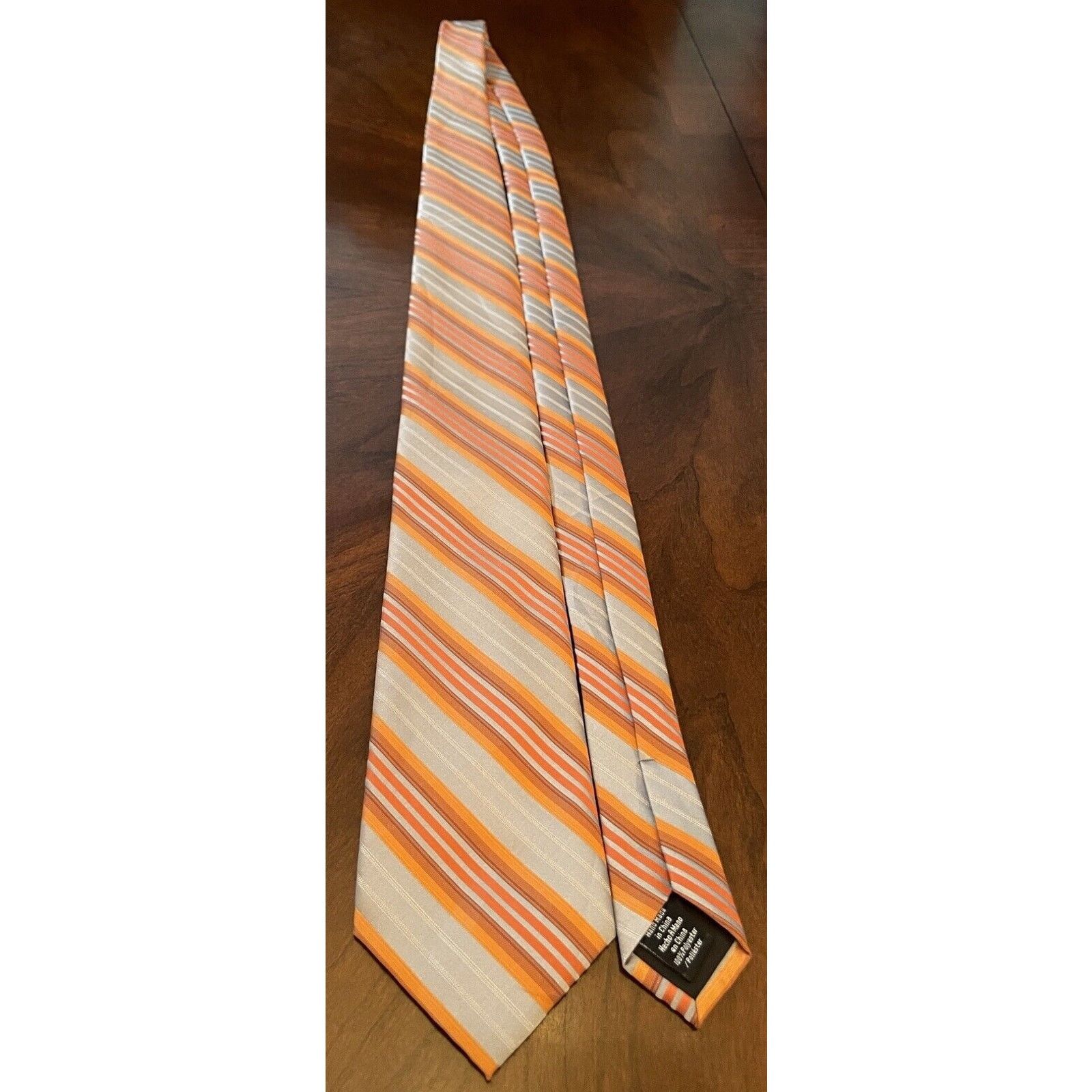 Apt. 9 Apt. 9 Orange Gray Hand Made 100% Polyester Made In China Size ONE SIZE - 3 Thumbnail