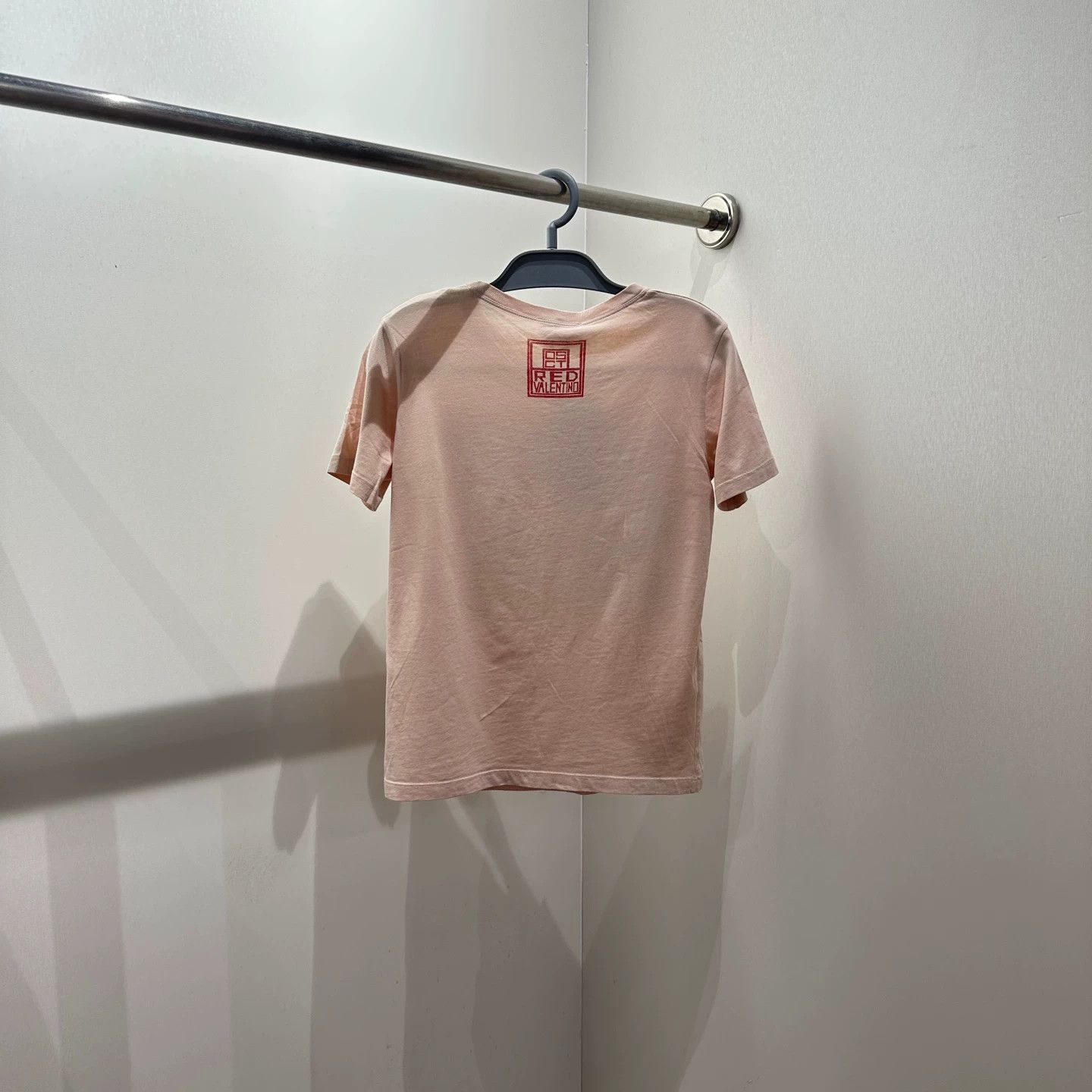 Valentino Valentino apr421 Bfly Ltr Prnt Short Tee XS Cotton Size XS / US 0-2 / IT 36-38 - 2 Thumbnail