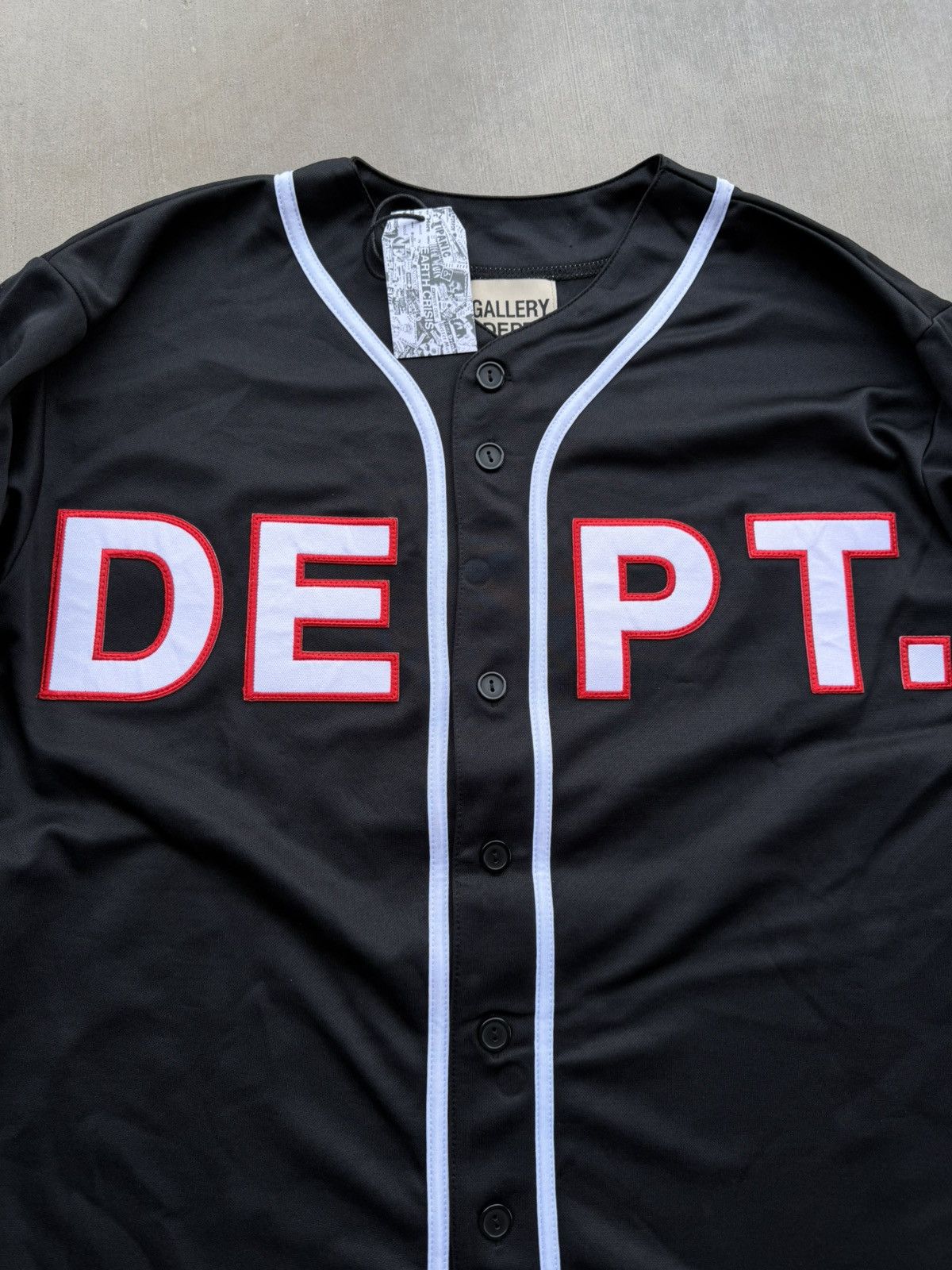 Gallery Dept. Gallery Dept. Echo Park Baseball Jersey – Black Small NWT Size US S / EU 44-46 / 1 - 5 Thumbnail