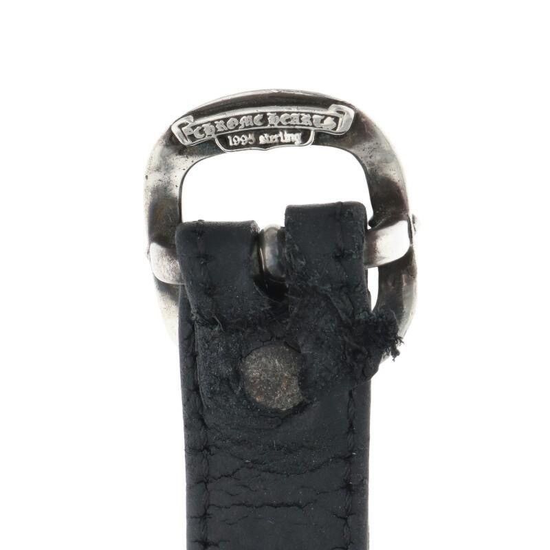 Chrome Hearts Chrome Hearts Bent Ch Cross Leather Bracelet Size ONE SIZE - 3 Thumbnail