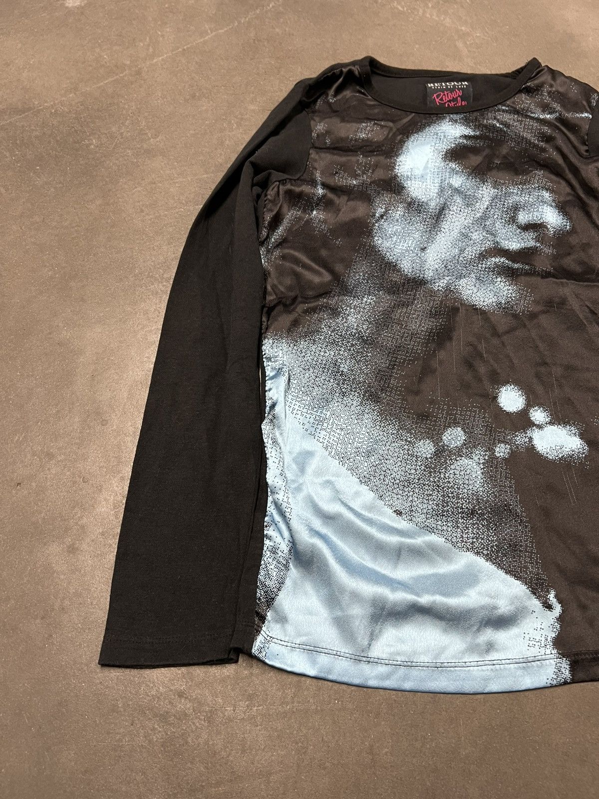 Vintage Avant Garde Portrait Longsleeve Size XL / US 12-14 / IT 48-50 - 2 Thumbnail