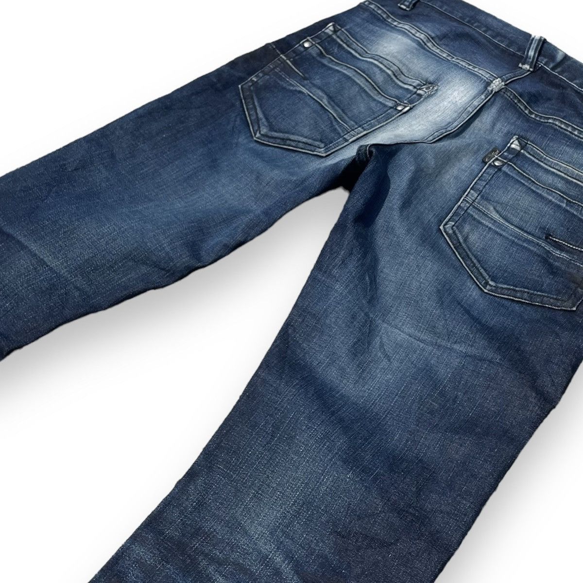 Tornado Mart 🇯🇵 VINTAGE TORNADO MART WASHED FLARE DENIM PANTS Size US 30 / EU 46 - 5 Thumbnail