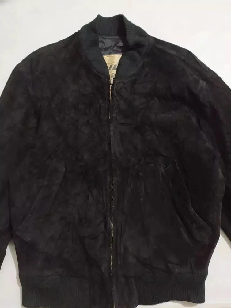 Japanese Brand JunMen Japan Suede Bomber Jacket Size US M / EU 48-50 / 2 - 3 Thumbnail