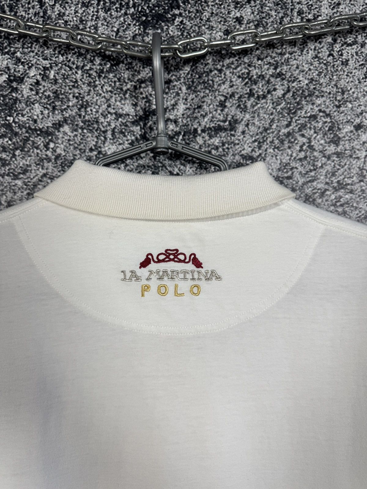 La Martina Vintage La Martina Long Sleeve Polo Shirt Crest Logo Size L Size US L / EU 52-54 / 3 - 17 Thumbnail