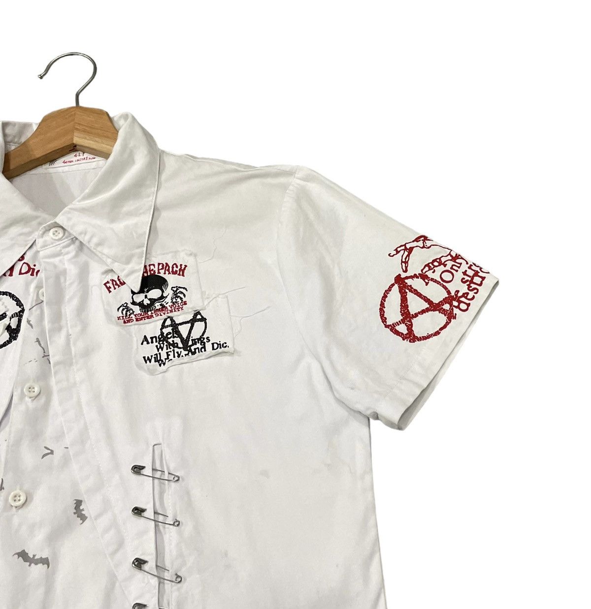 If Six Was Nine Gothic Lolita & Punk Seditionaries Buttons Up Shirt Size US L / EU 52-54 / 3 - 2 Thumbnail