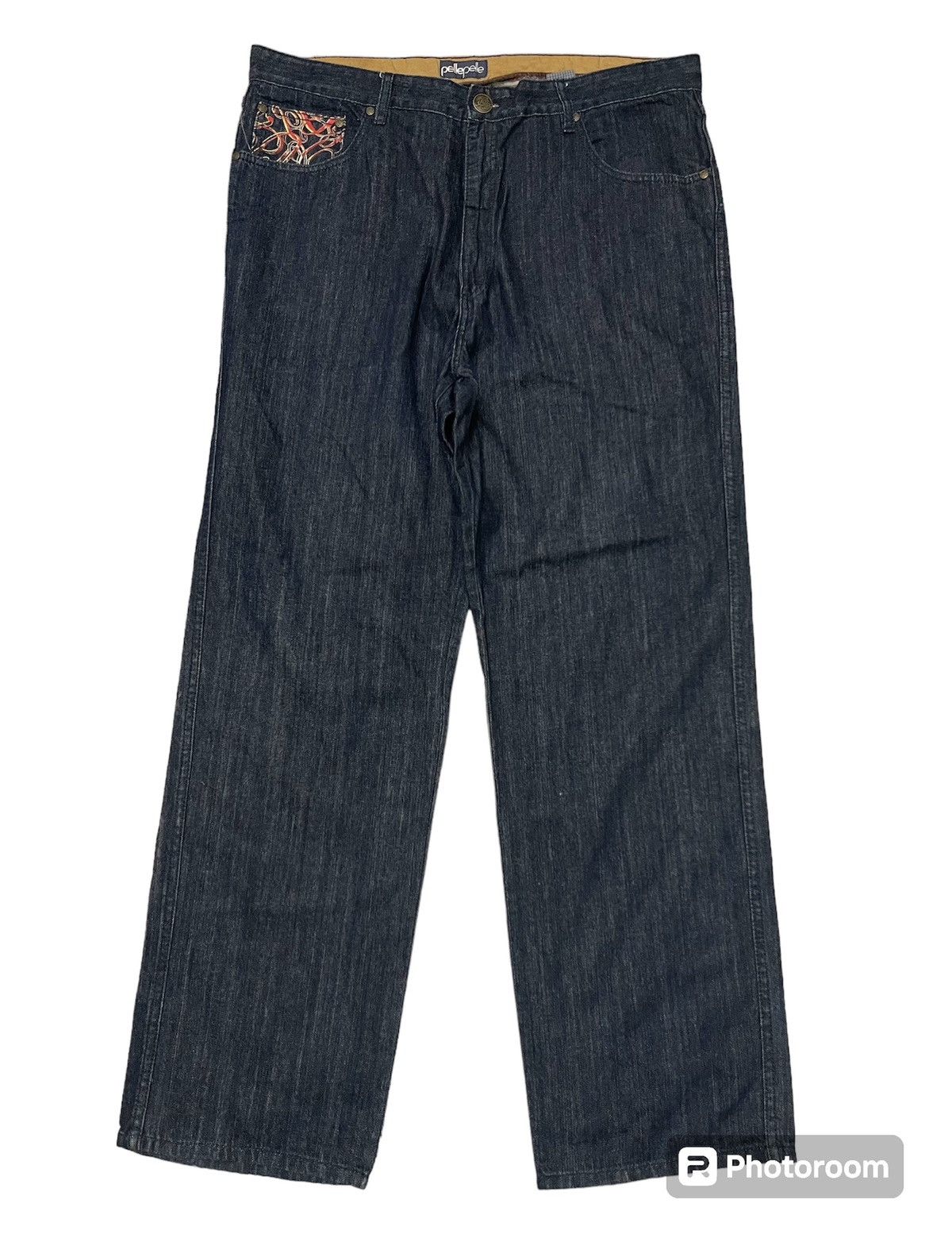 Pelle Pelle VINTAGE PELLE PELLE BAGGY PANT POCKET DESIGN Size US 41 - 3 Thumbnail