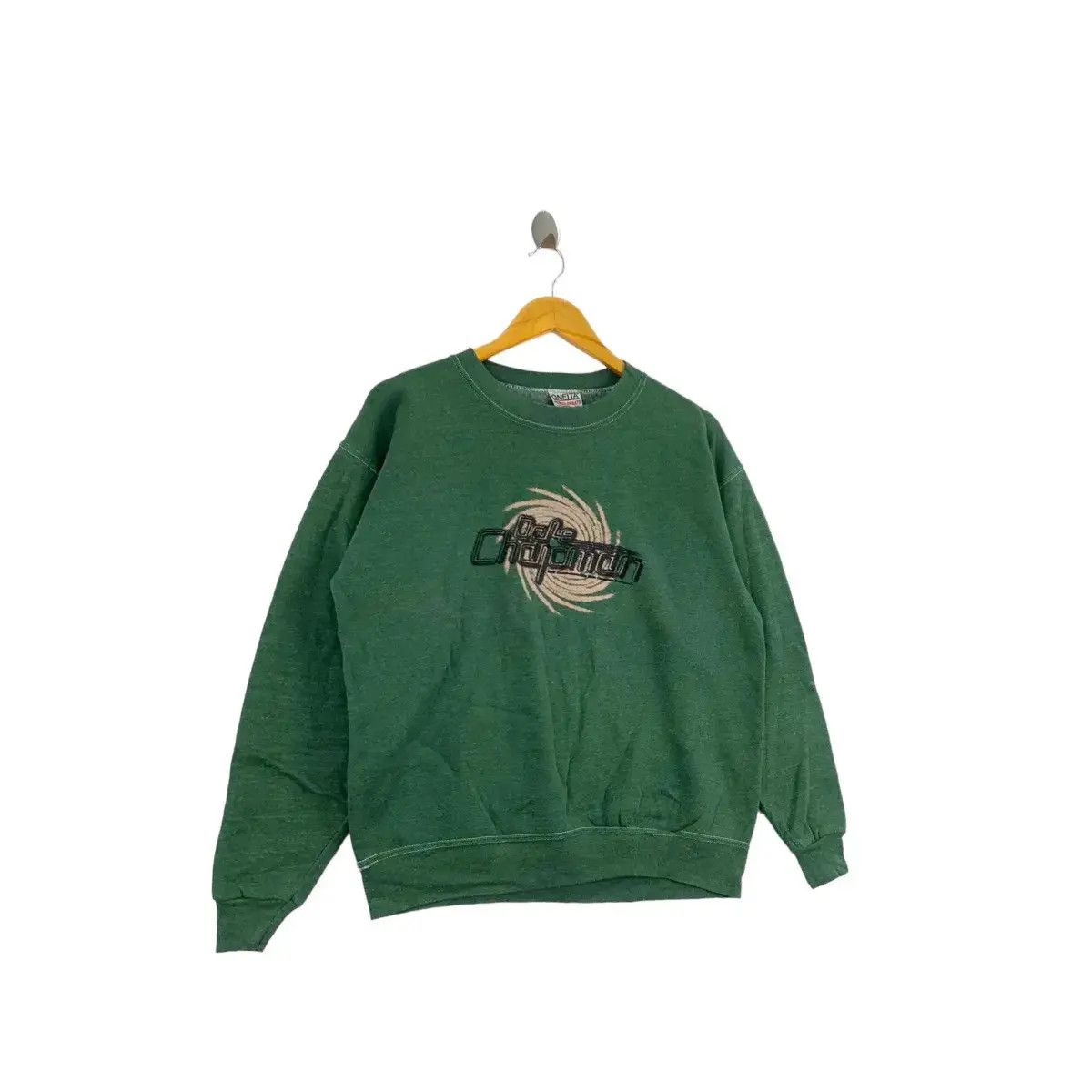 Vintage Vintage 90s DALE CHAPMAN SURF Design Green Sweatshirt Size US M / EU 48-50 / 2 - 3 Thumbnail