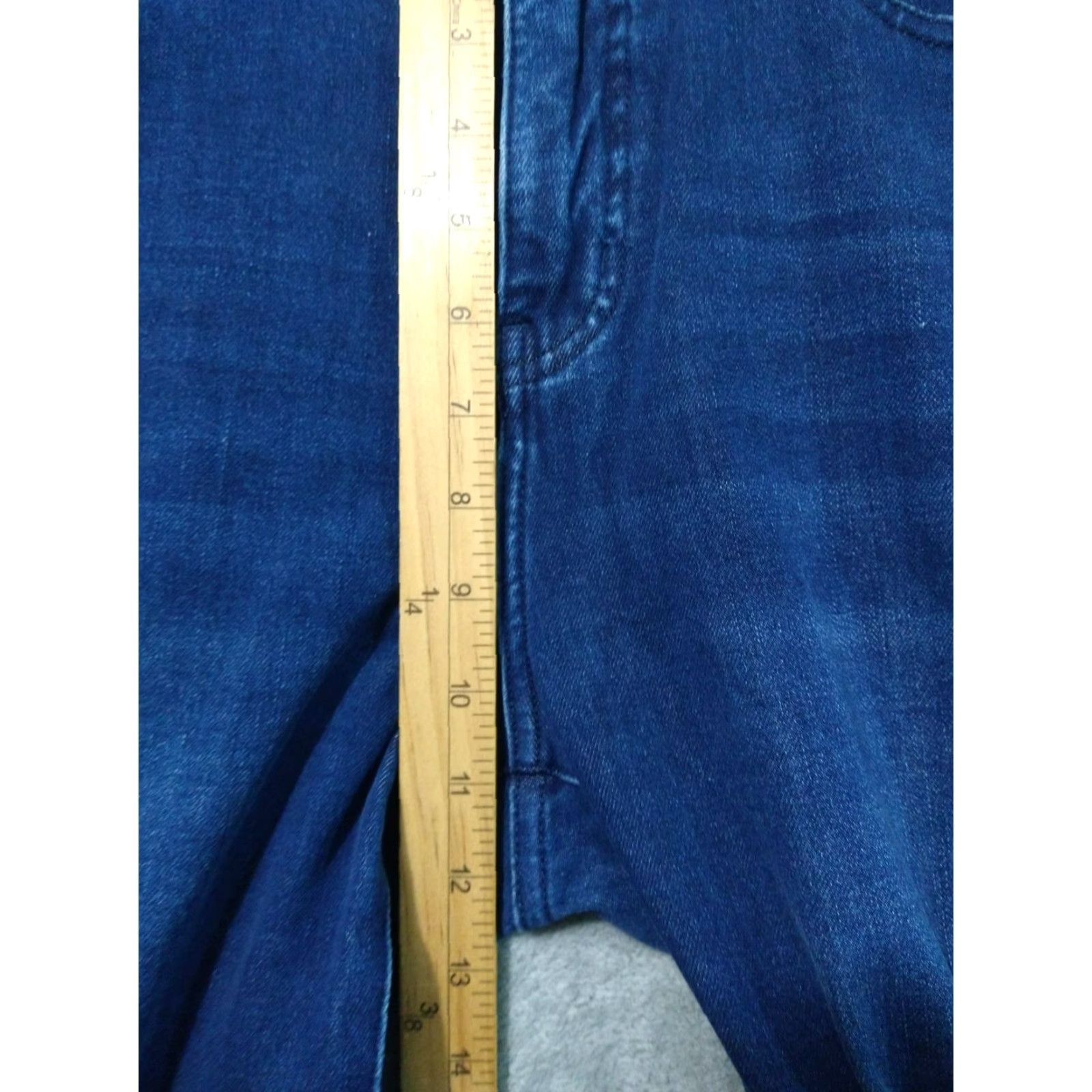 Soft Surroundings Soft Surroundings Jeans Womens 8 Blue Denim Skinny High Rise Dark Wash Stretch Size 30" / US 8 / IT 44 - 4 Thumbnail