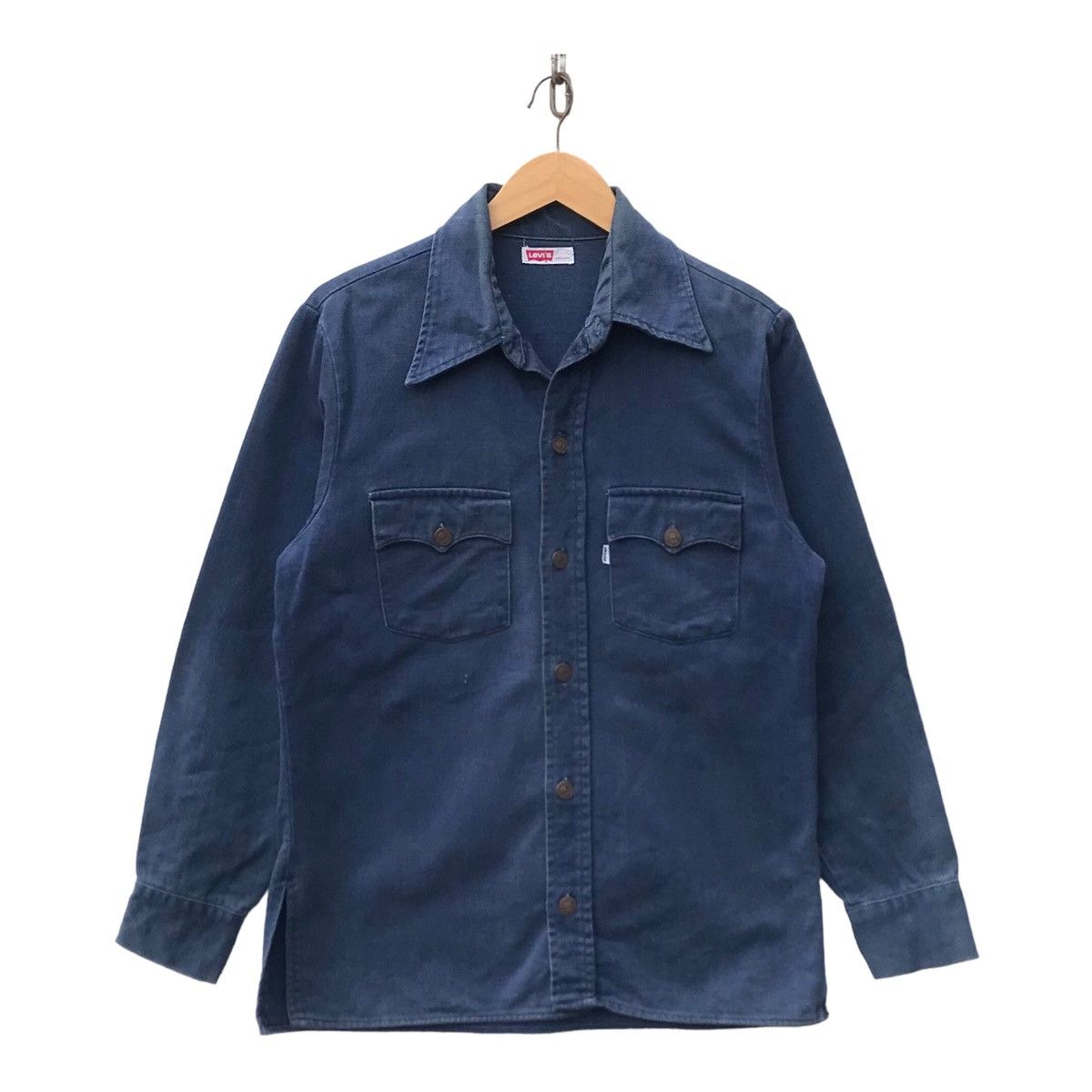Vintage Levis Button Ups White Tab Faded Heavy Shirt