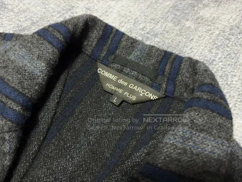 Comme des Garcons Comme des Garcons Wool Stripe Jacket. Size US L / EU 52-54 / 3 - 7 Thumbnail