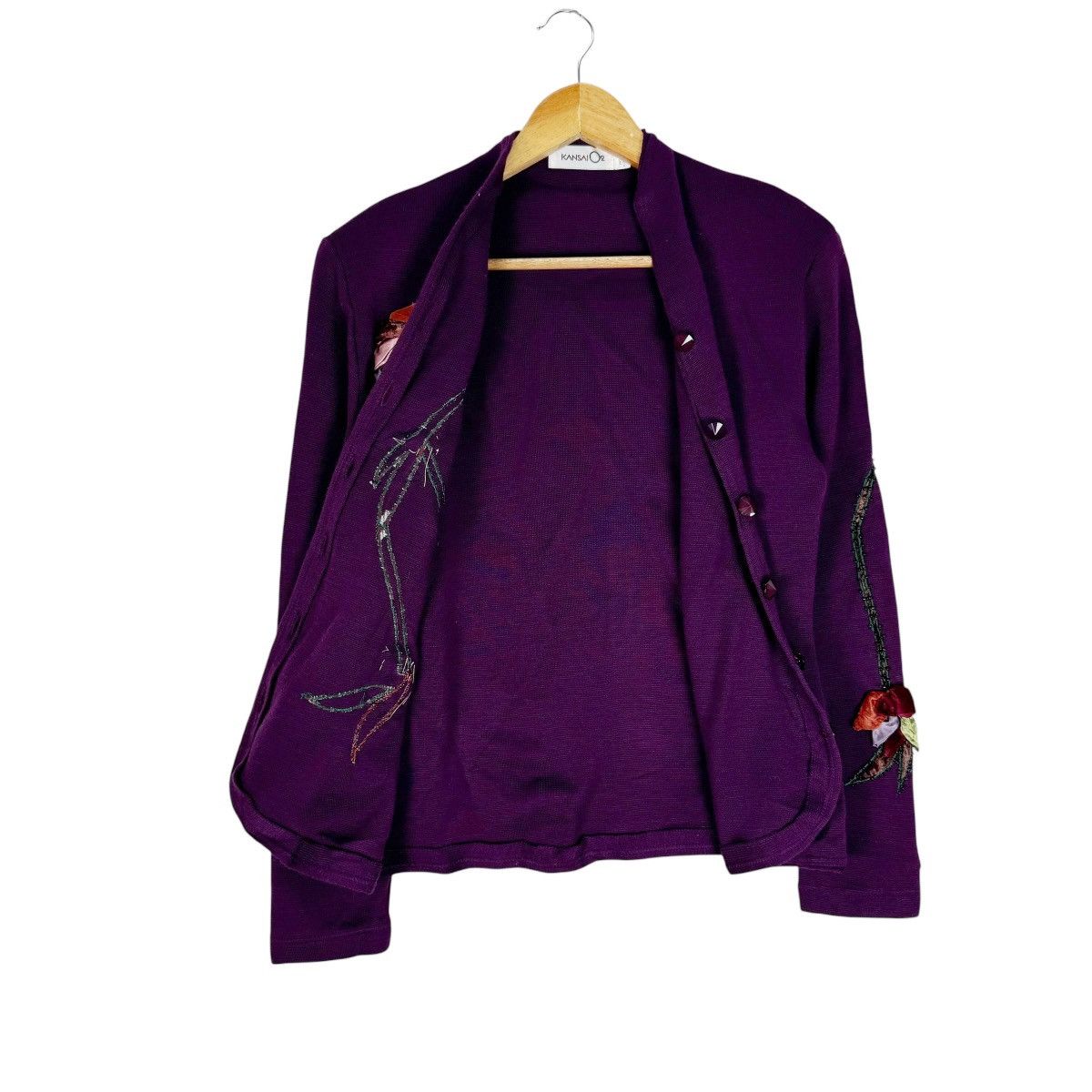 Kansai Yamamoto ⚡️KANSAI O2 FLOWERS WOOL JACKET Size M / US 6-8 / IT 42-44 - 10 Thumbnail