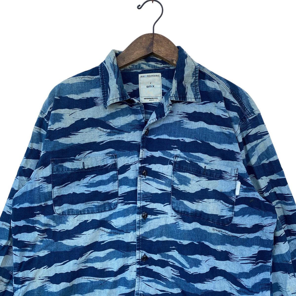 Neighborhood NEIGHBORHOOD TIGER STRIPES BUTTON UP SHIRT Size US L / EU 52-54 / 3 - 3 Thumbnail