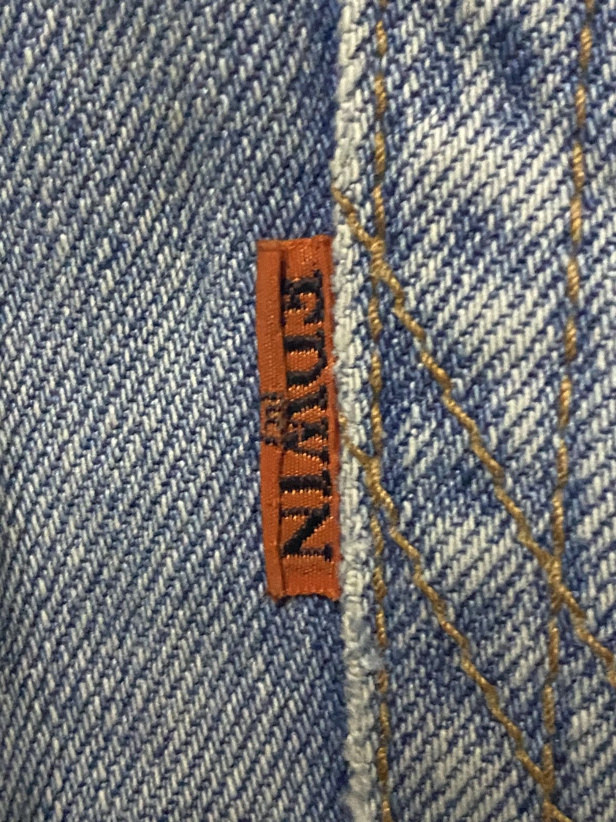 Edwin Vintage Edwin 1057 90s Grunge Distressed Loose Jeans Size US 30 / EU 46 - 12 Thumbnail