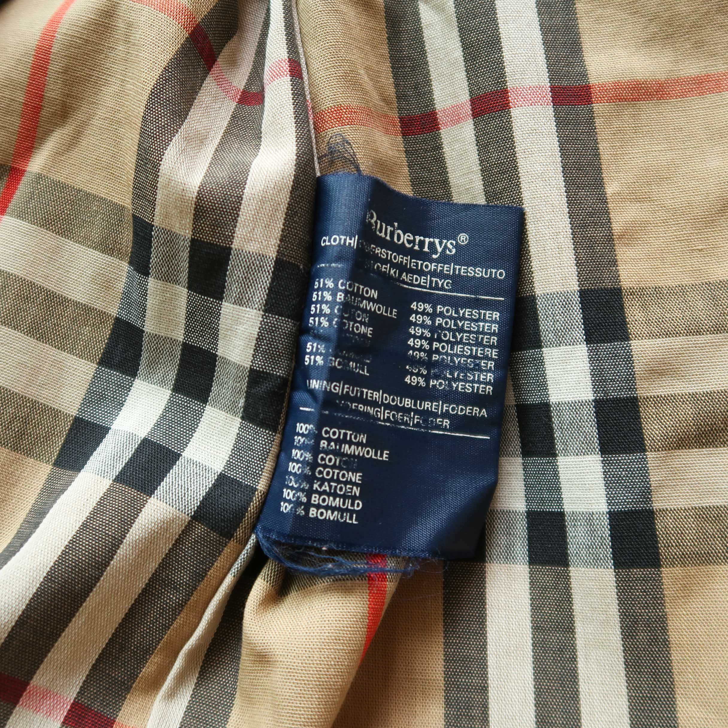 Burberry Vintage Burberry Trench Coat Size US L / EU 52-54 / 3 - 12 Thumbnail