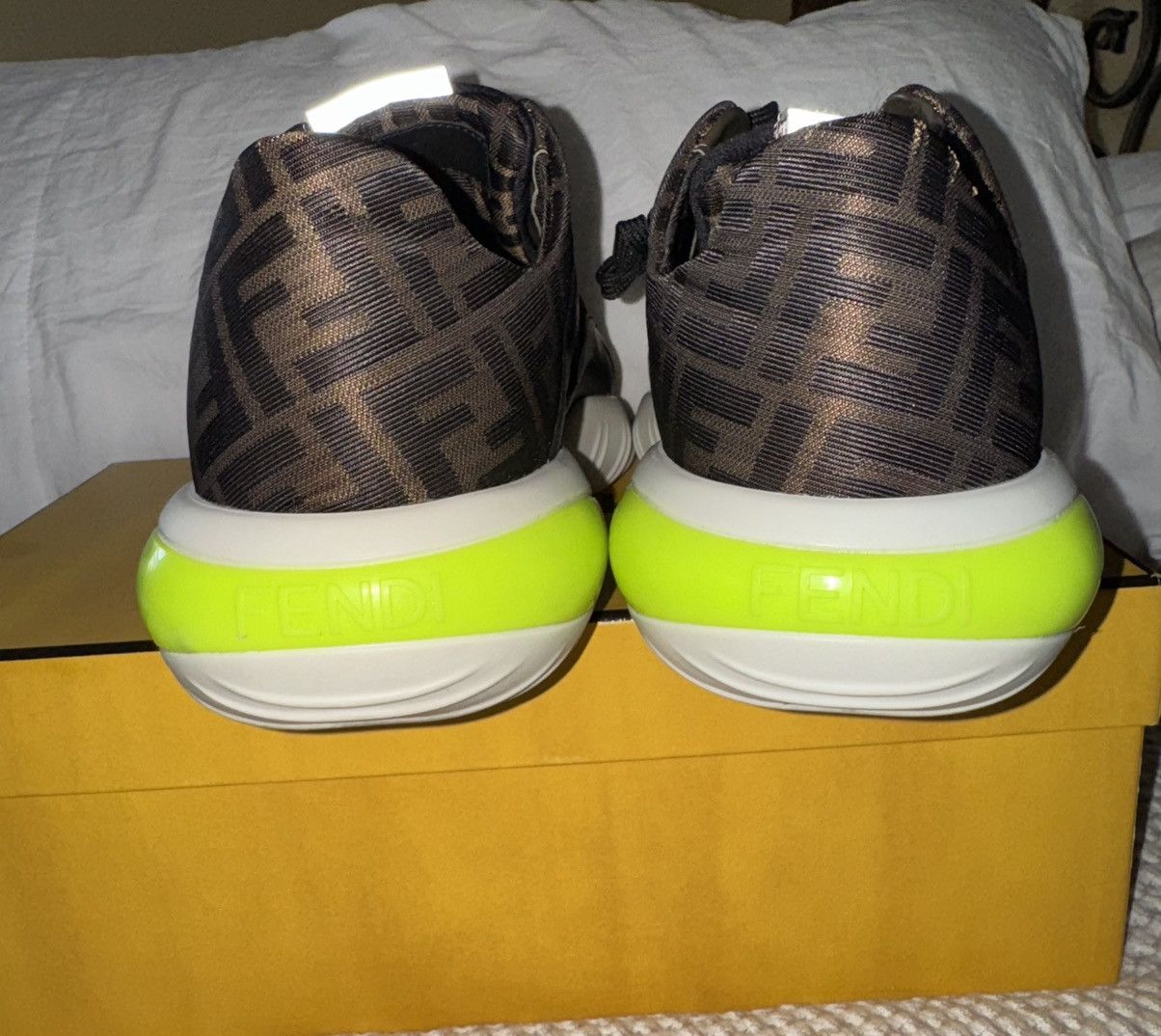 Fendi FENDI Jacquard FF Track Sneaker Size US 11 / EU 44 - 2 Thumbnail