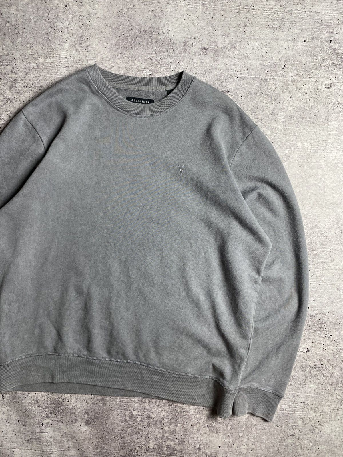 Other Allsaints Vintage Grey Sweatshirt Size US M / EU 48-50 / 2 - 2 Thumbnail