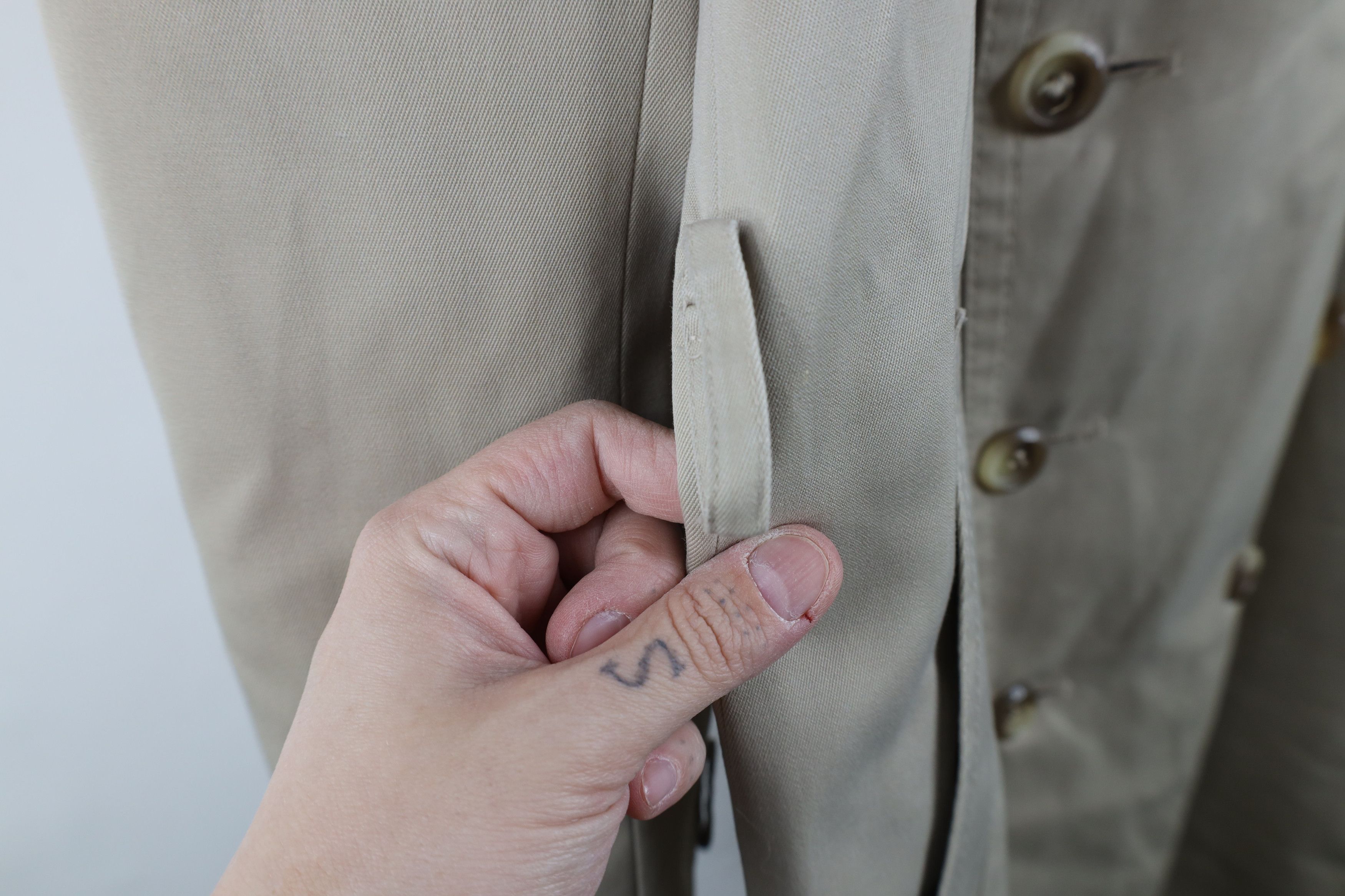 Vintage Vintage 80s 90s Streetwear Breasted Trench Coat Jacket Size US L / EU 52-54 / 3 - 6 Thumbnail