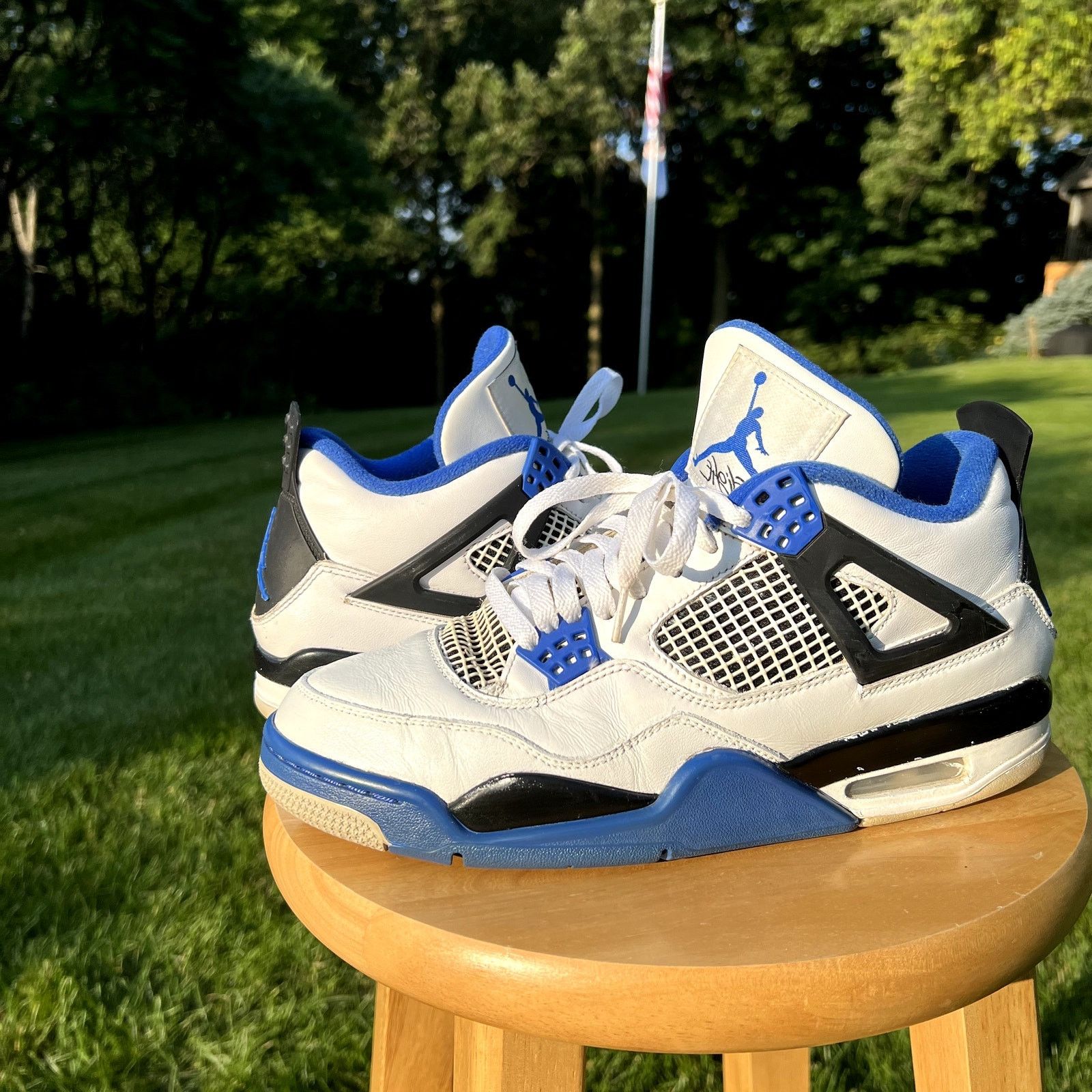 Jordan Brand × Nike Nike Air Jordan 4 Retro Motorsports - Size 10 - Ships Now Size US 10 / EU 43 - 8 Thumbnail