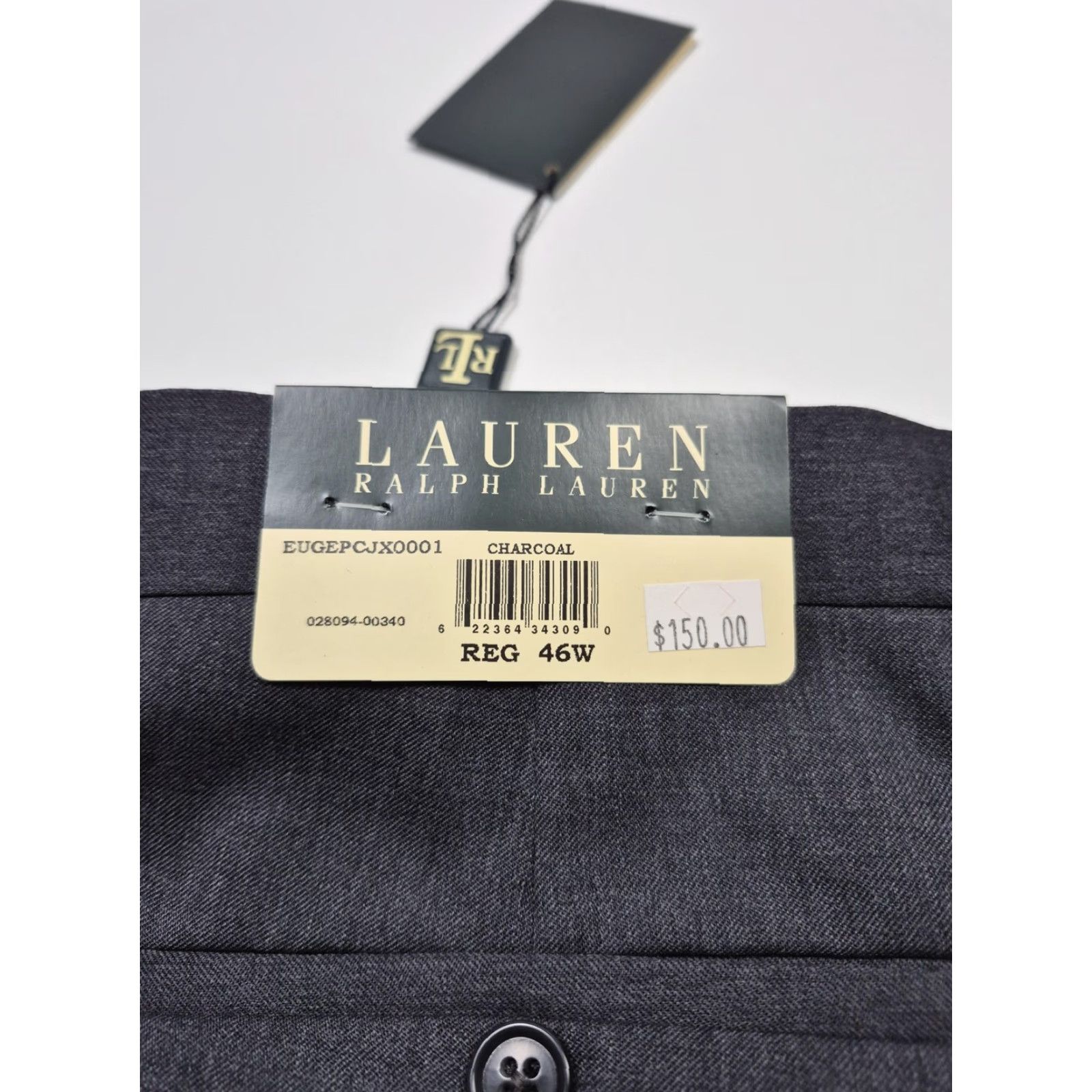 Ralph Lauren VINTAGE Ralph Lauren Dress Pants Men's 46 Gray Wool Pleated NWT Unhemmed Size US 30 / EU 46 - 4 Thumbnail