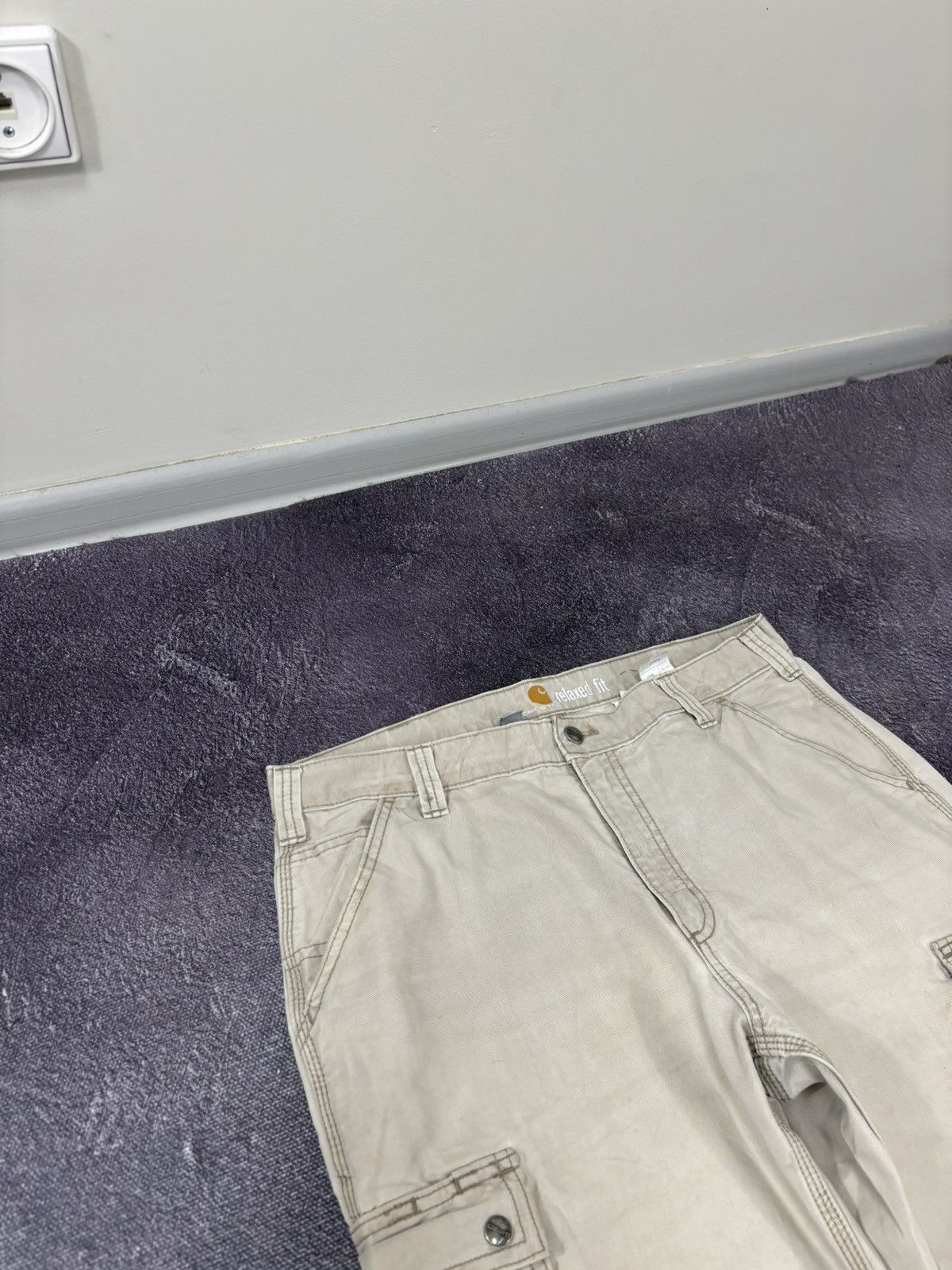 Carhartt Vintage Carhartt Y2K Work Hype Relaxed Fit Cargo Pants Size US 36 / EU 52 - 14 Thumbnail