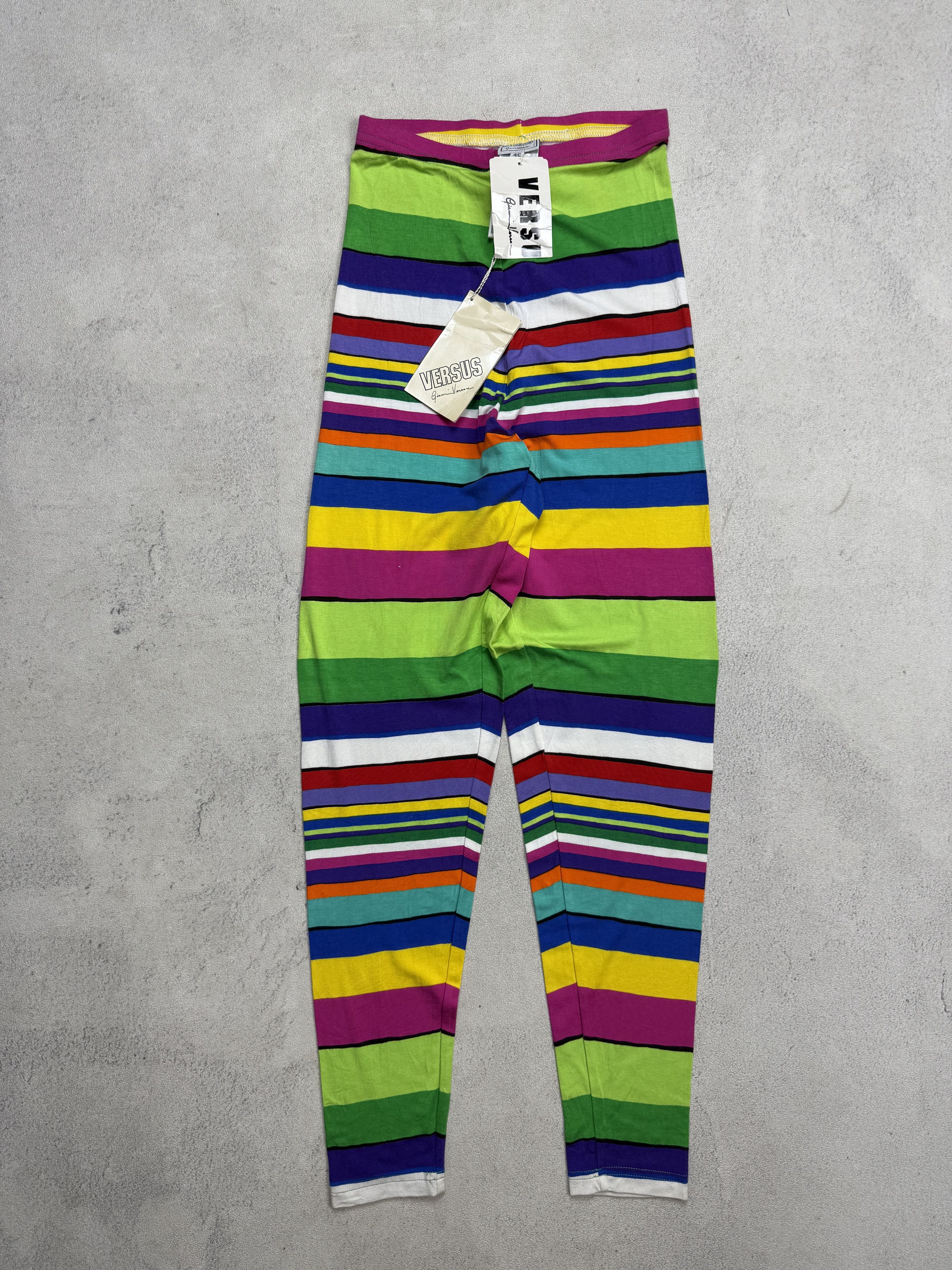 Versace Gianni Versace VERSUS Rainbow Leggings Pants Size 28" / US 6 / IT 42 - 1 Thumbnail