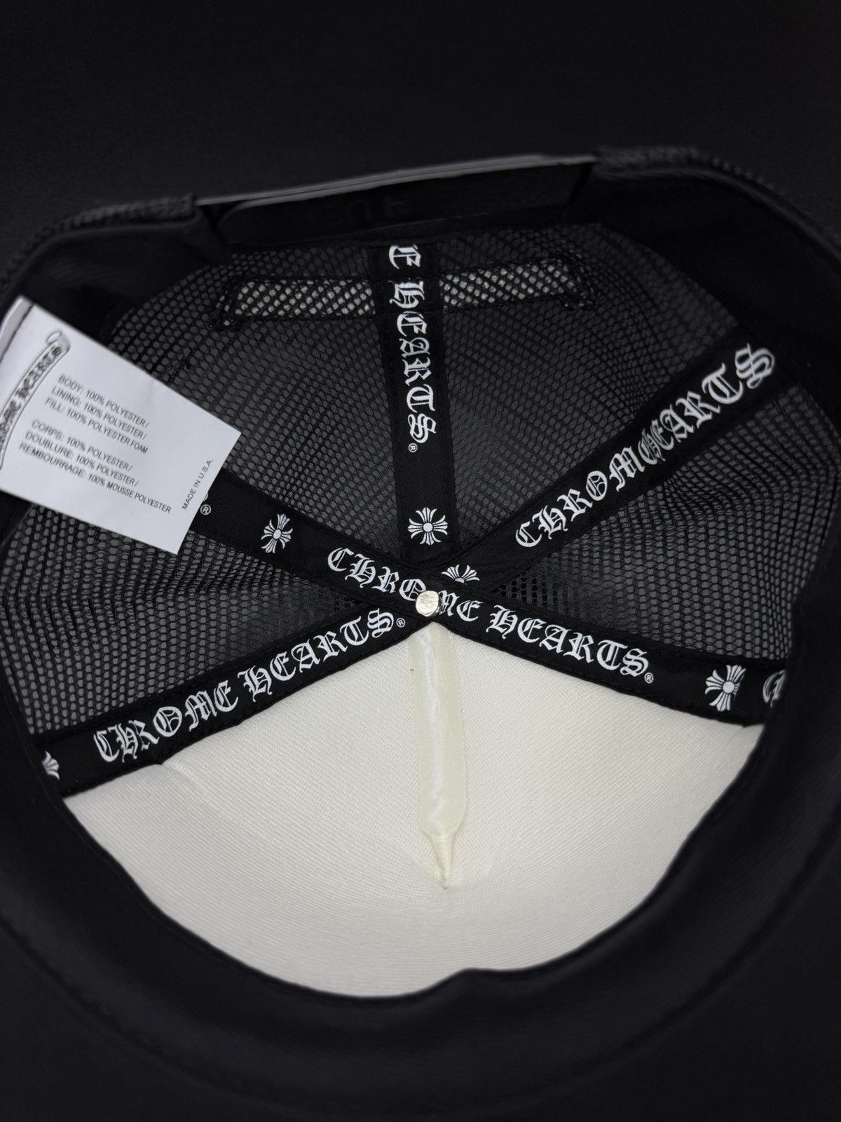 Chrome Hearts Chrome Hearts Black White SnapBack New Size ONE SIZE - 6 Thumbnail