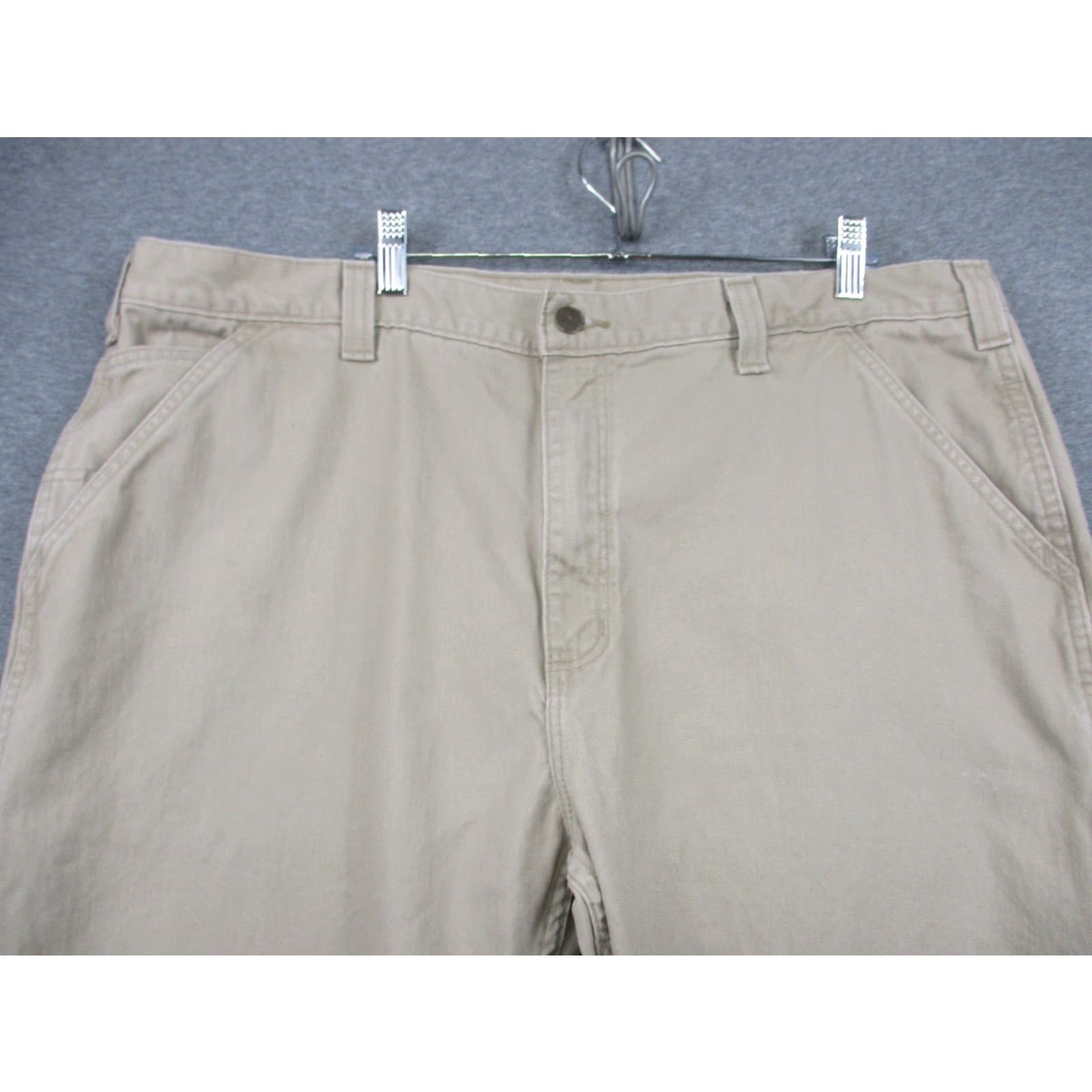 Carhartt Carhartt Carpenter Pants Mens 40x30 Khaki Relaxed Fit Work B324FDK Vintage No (adjusted) Size US 40 / EU 56 - 2 Thumbnail