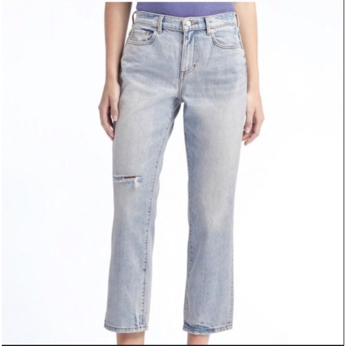 Banana Republic Banana Republic Vintage Straight Jeans Light Wash 30 Size 30" / US 8 / IT 44 - 1 Thumbnail