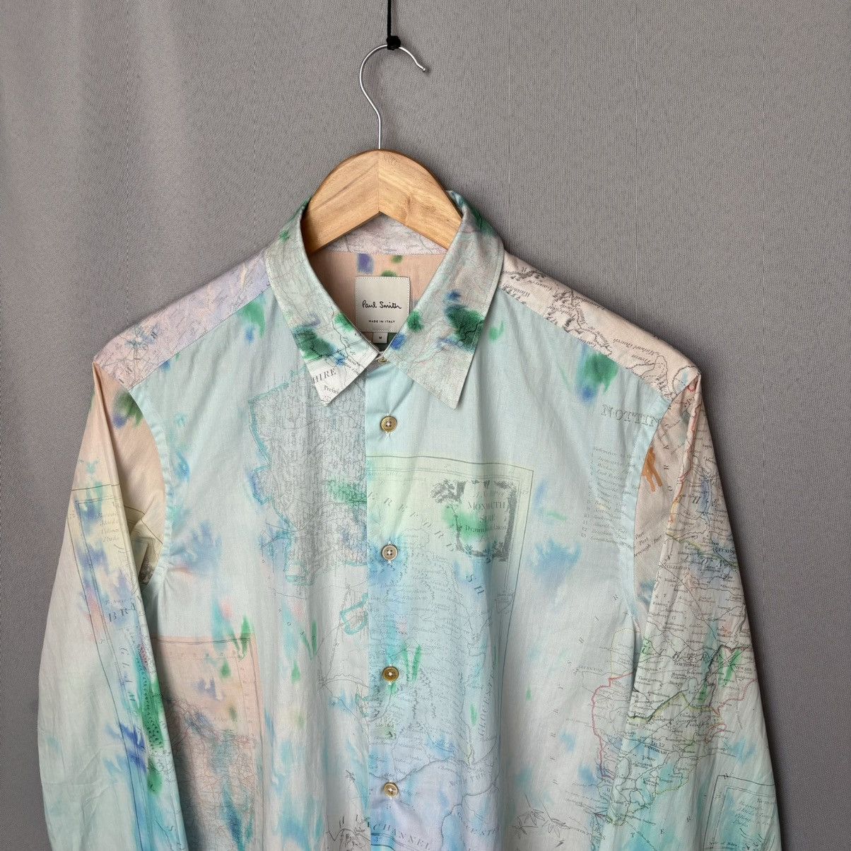 Paul Smith Paul smith rare shirt map button up medium Size US M / EU 48-50 / 2 - 1 Thumbnail